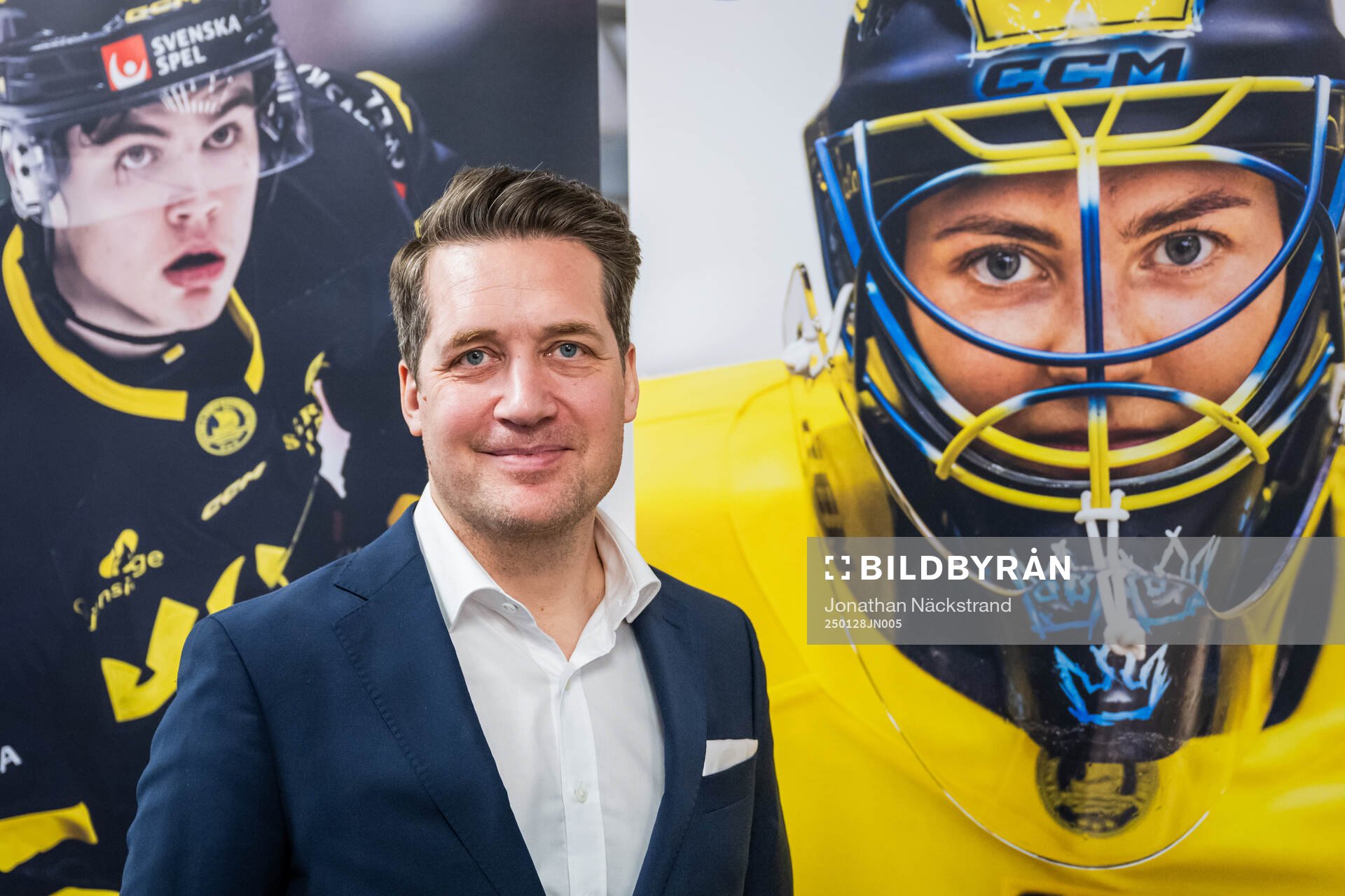 Tre Kronors förbundskapten Sam Hallam