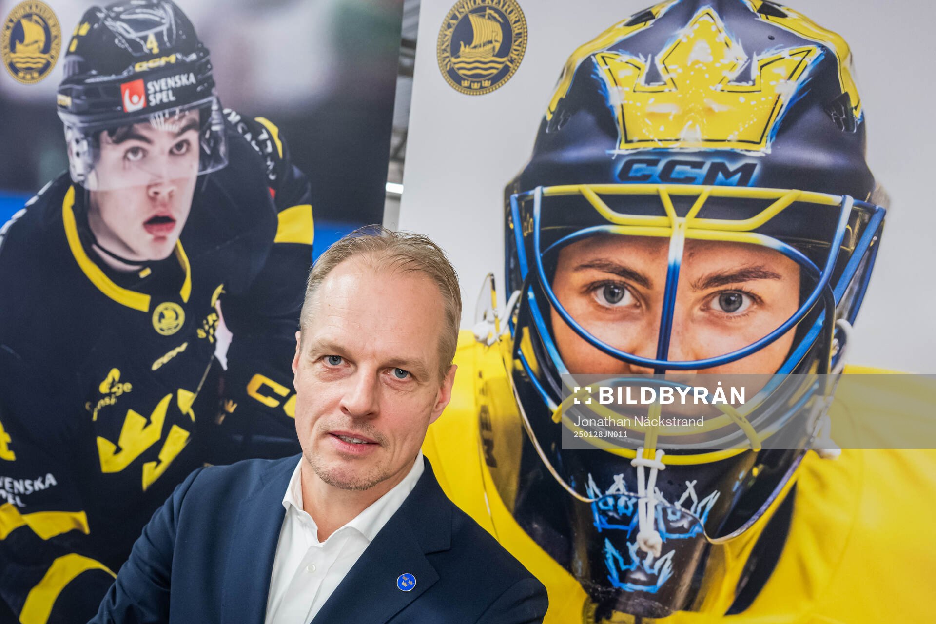 Juniorkronornas förbundskapten Magnus Hävelid