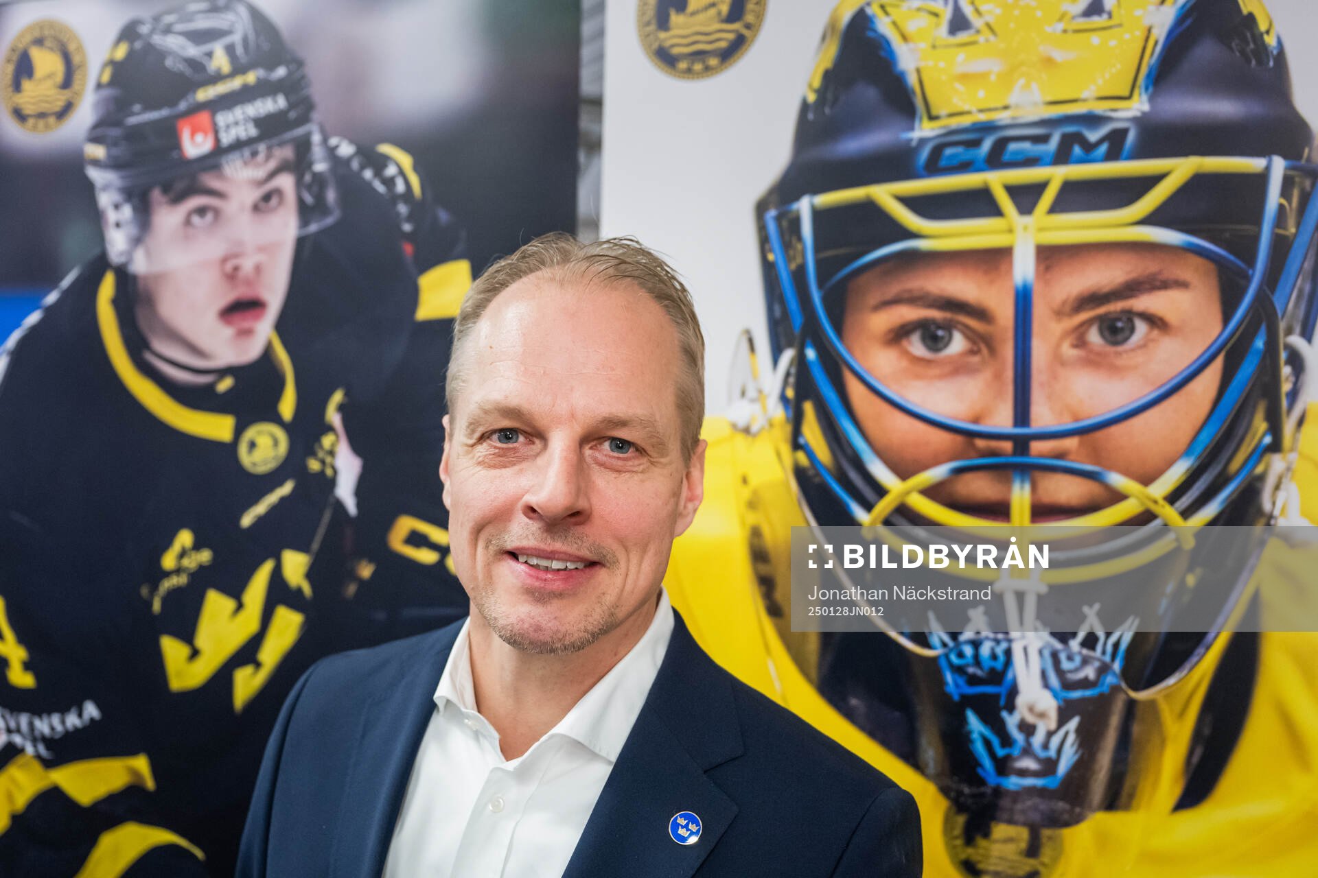 Juniorkronornas förbundskapten Magnus Hävelid