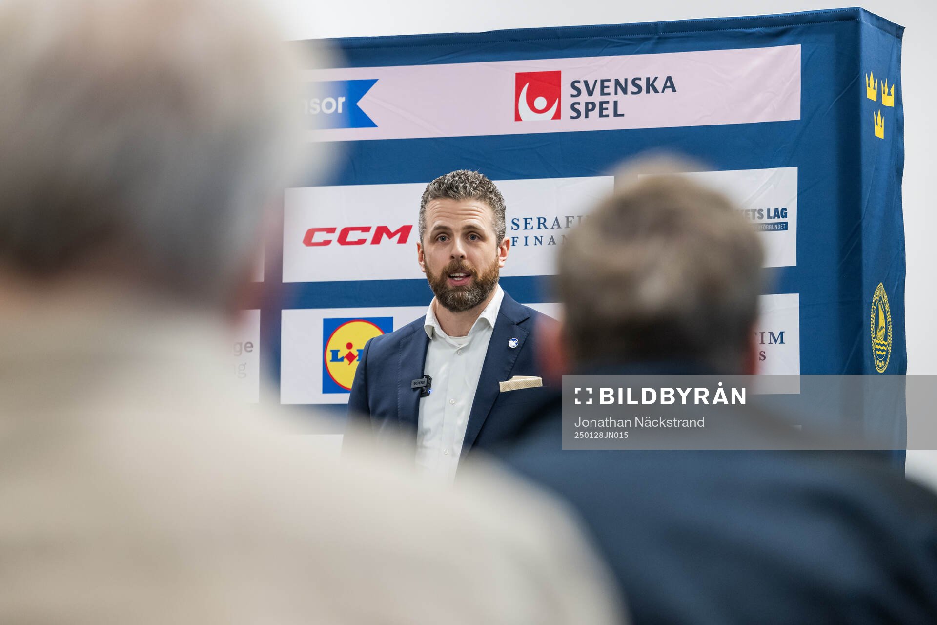 Damkronornas förbundskapten Ulf Lundberg
