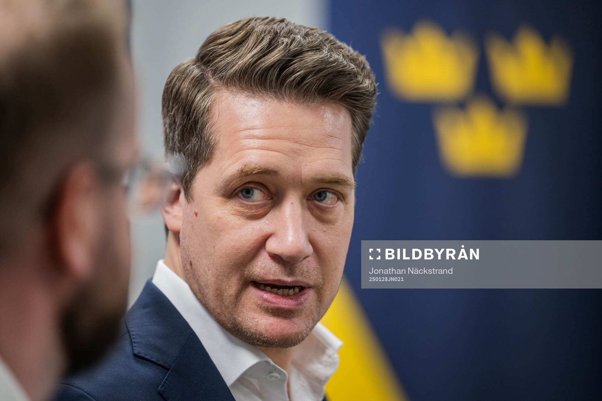 Tre Kronors förbundskapten Sam Hallam