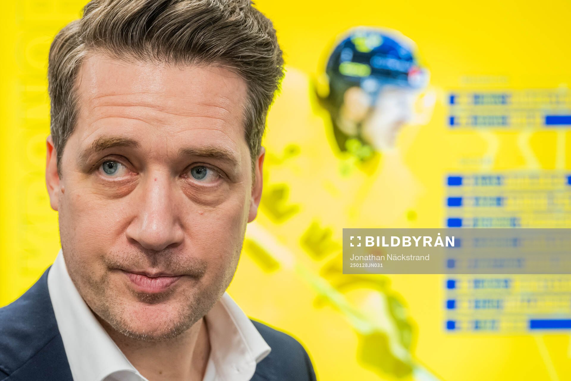 Tre Kronors förbundskapten Sam Hallam