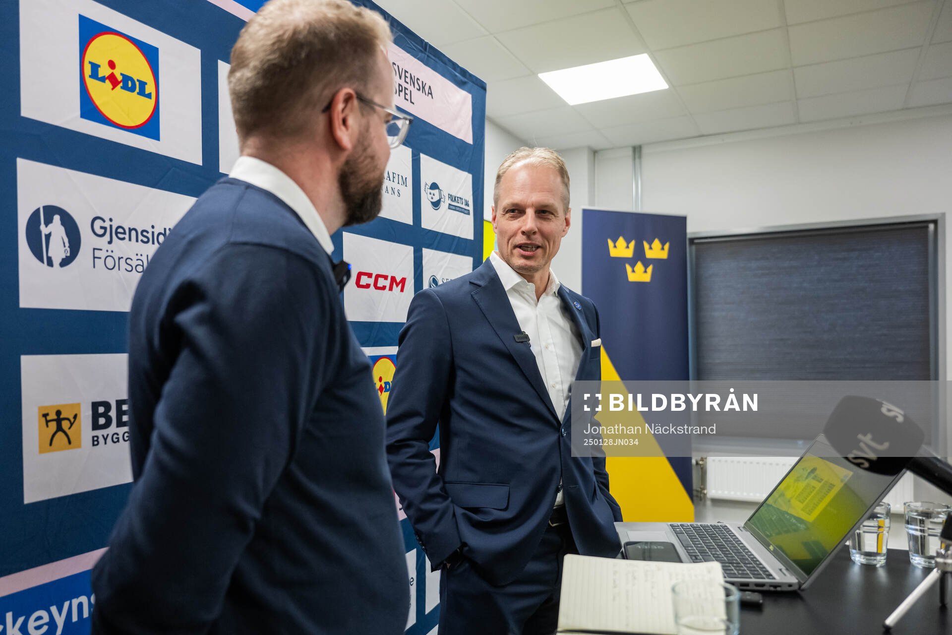 Juniorkronornas förbundskapten Magnus Hävelid