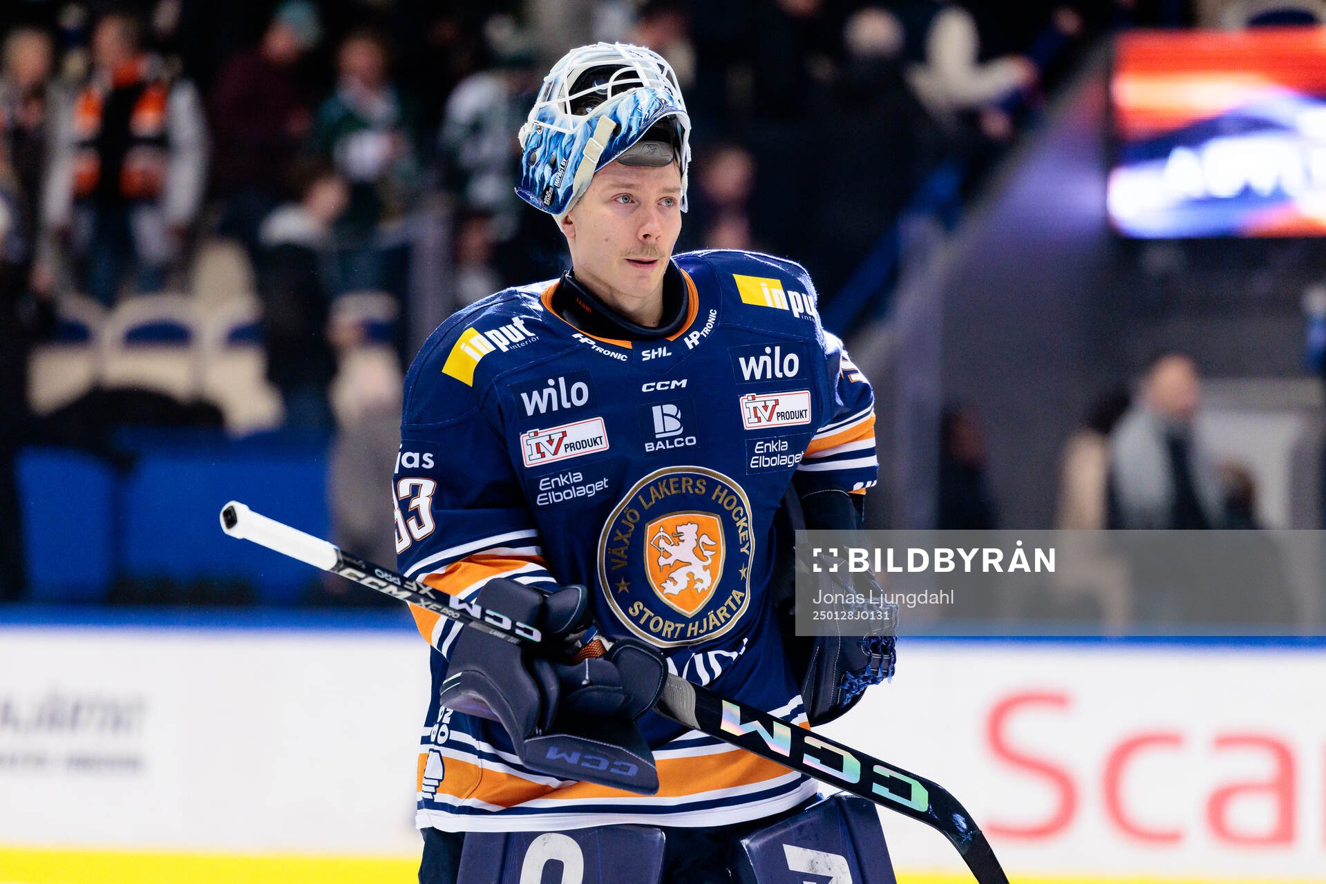 Växjös målvakt Emil Larmi