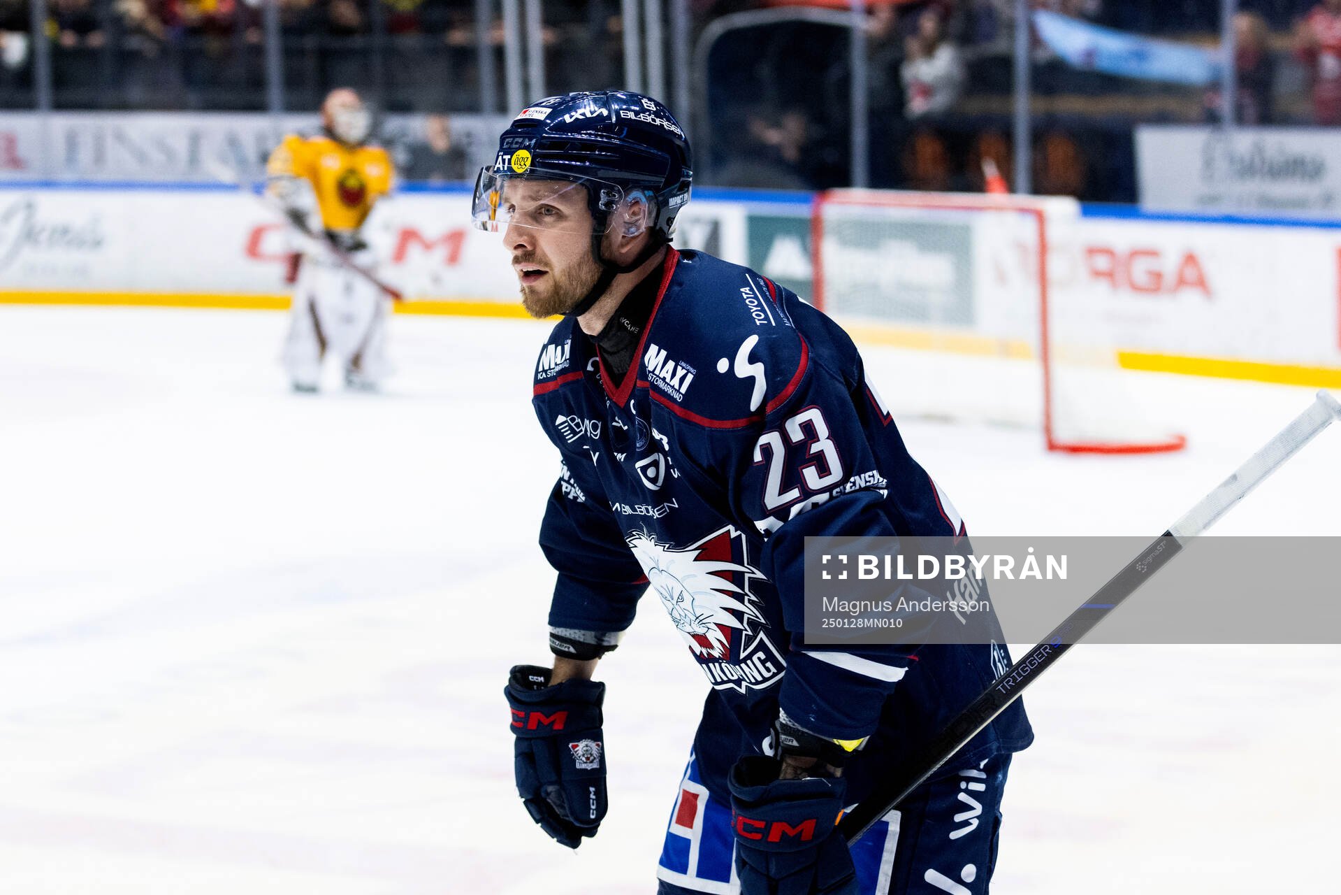 Linköpings Robin Kovacs jublar