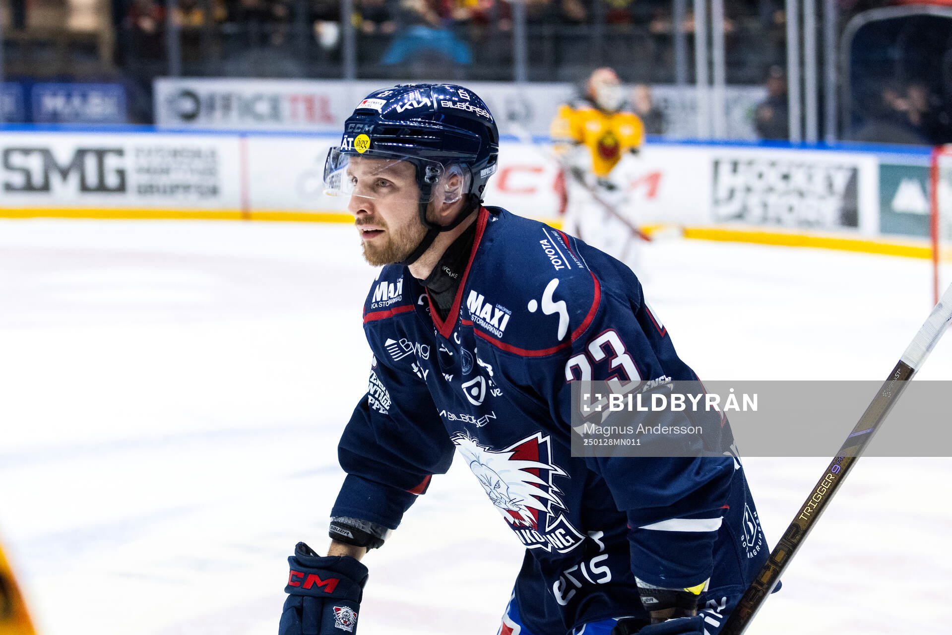 Linköpings Robin Kovacs jublar