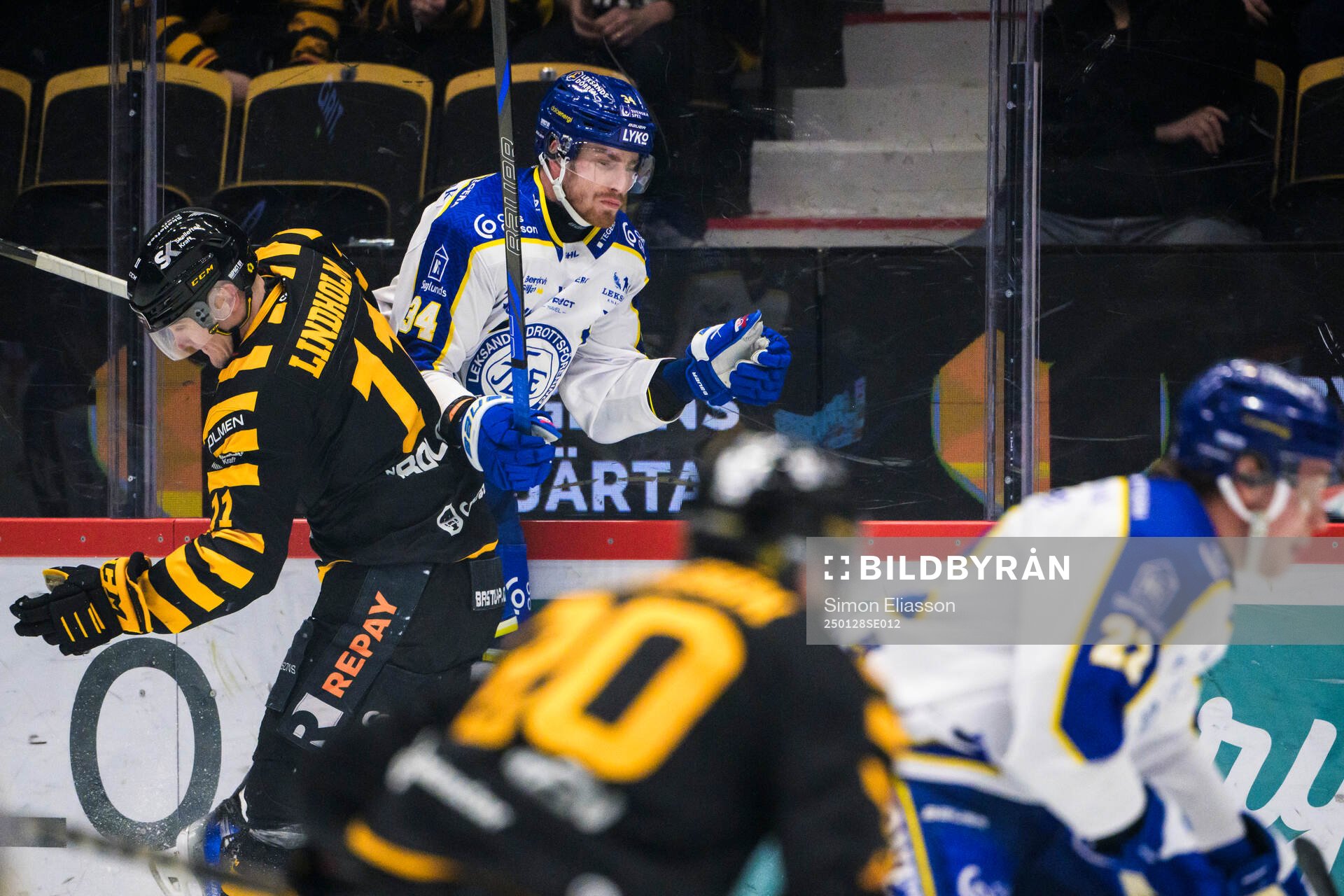 Skellefteås Max Lindholm och Leksands Peter Cehlarik