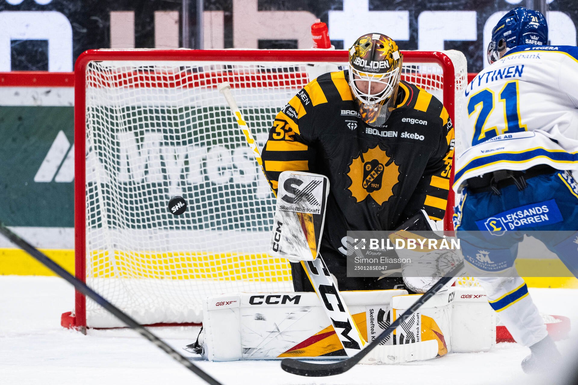 Skellefteås målvakt Linus Söderström
