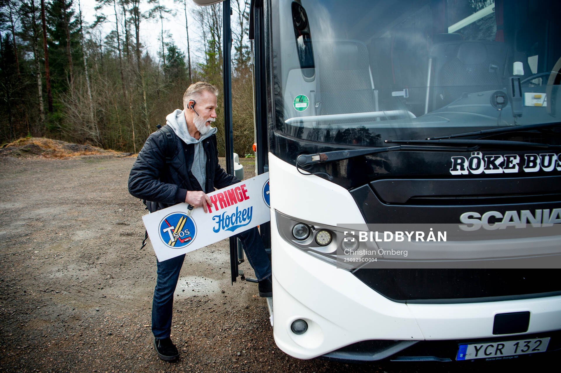 Tyringe hockey tränare Mats Lusth förbereder sig för att