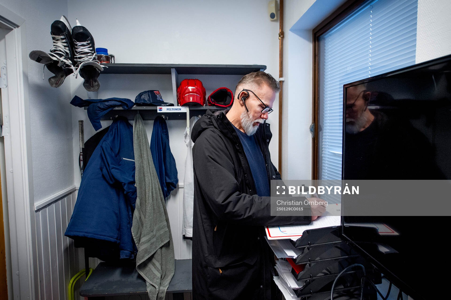 Tyringe hockey tränare Mats Lusth förbereder sig för att