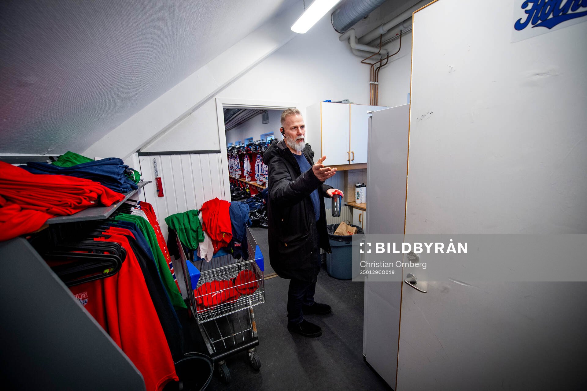 Tyringe hockey tränare Mats Lusth förbereder sig för att