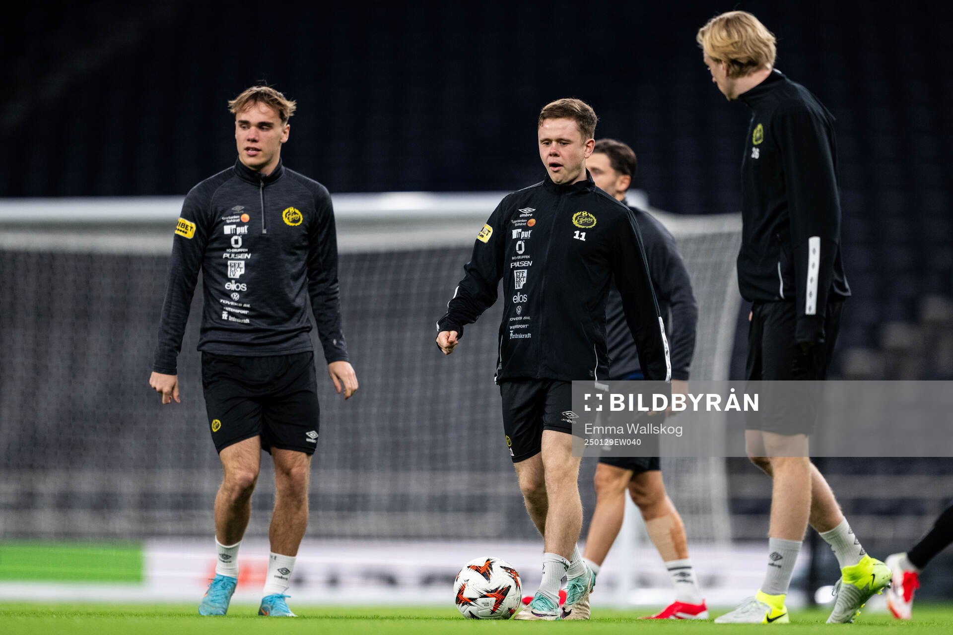 Frode Aronsson and Eggert Aron Gudmundsson of Elfsborg