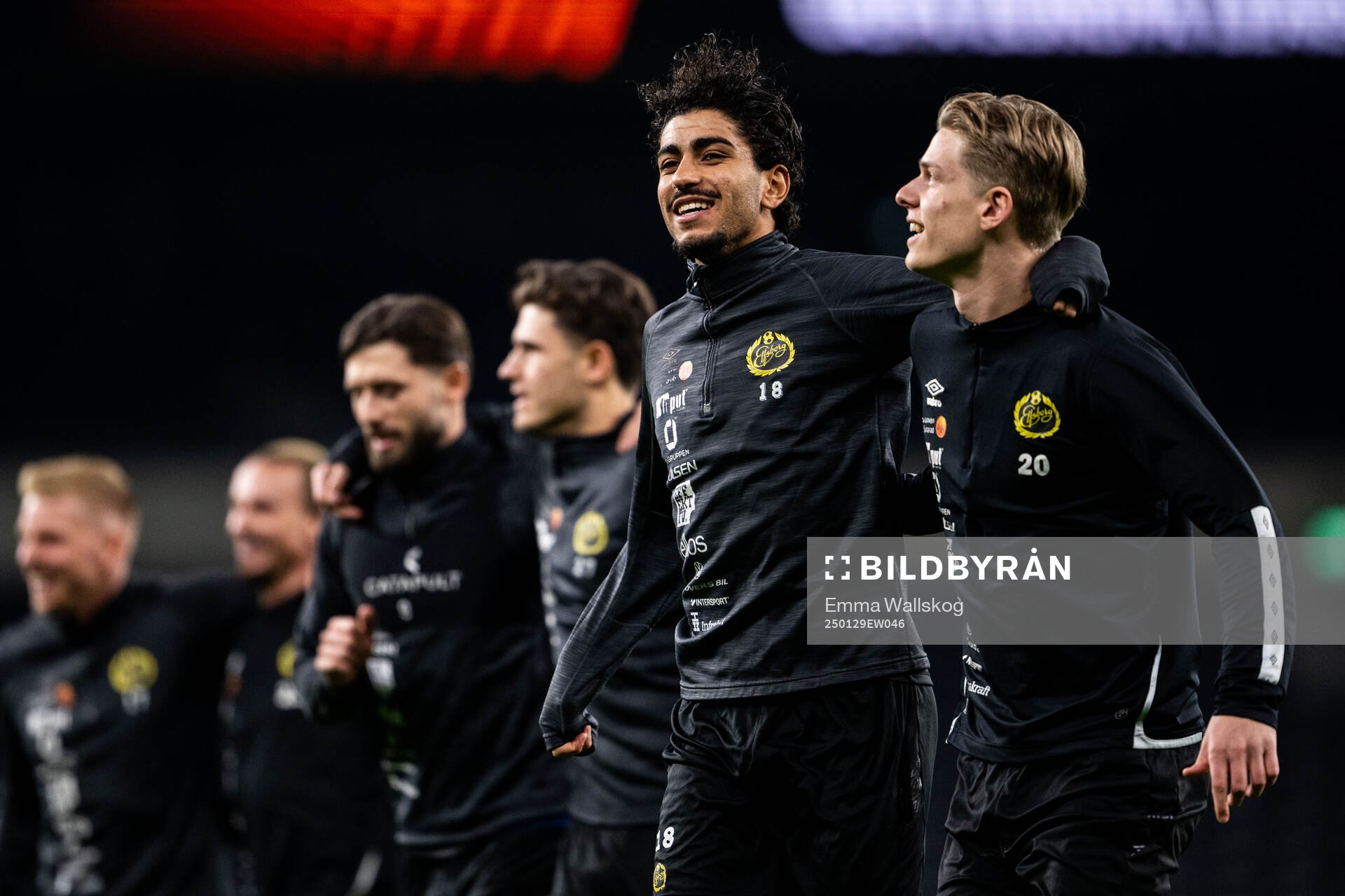 Ahmed Qasem and Gottfrid Rapp of Elfsborg