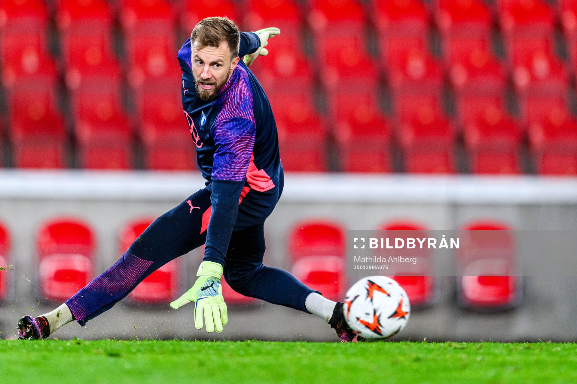 Goalkeeper Ricardo Friedrich of Malmö FF
