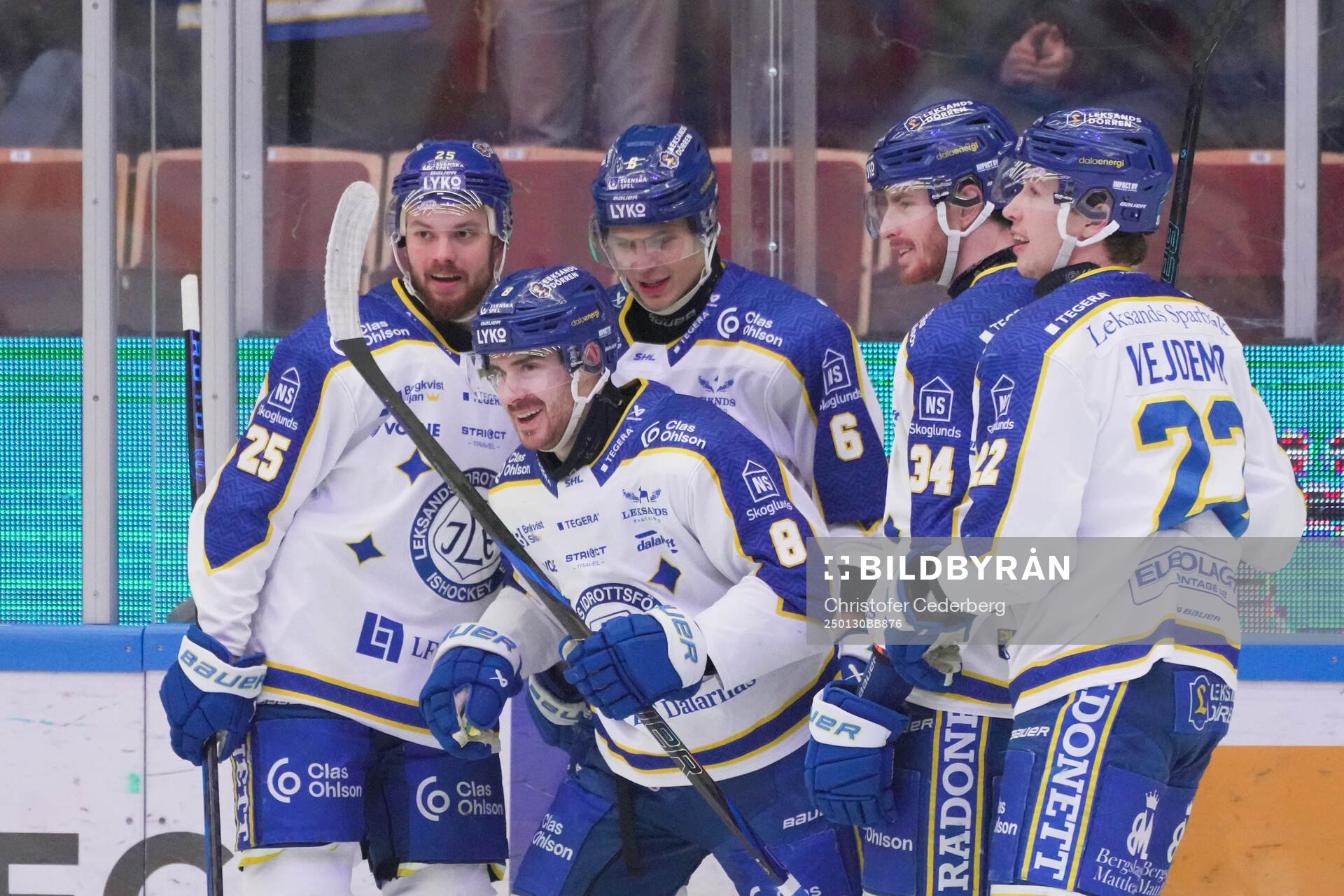 Leksands Matt Caito jublar