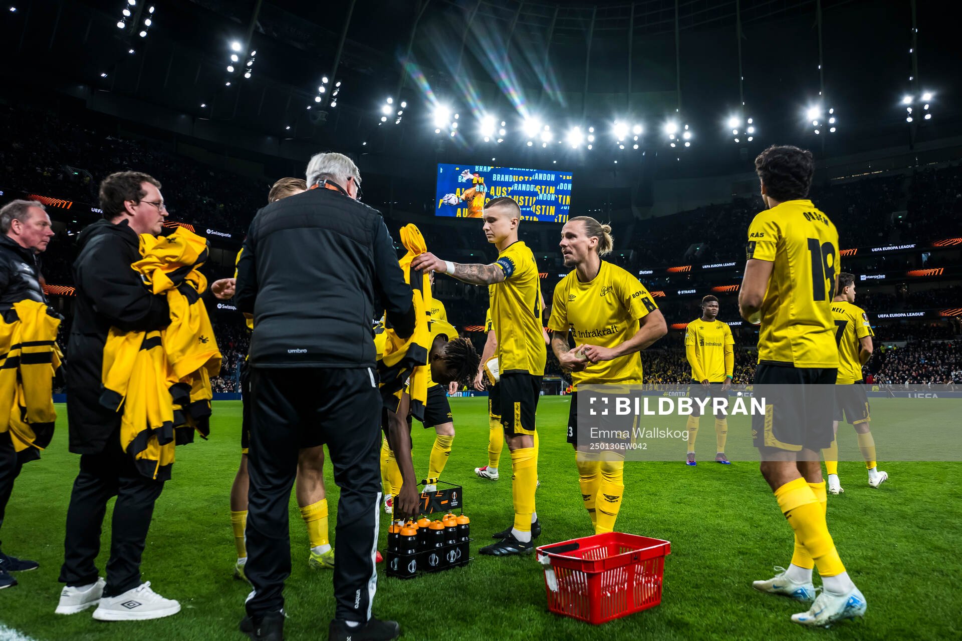Sebastian Holmen and Niklas Hult of Elfsborg