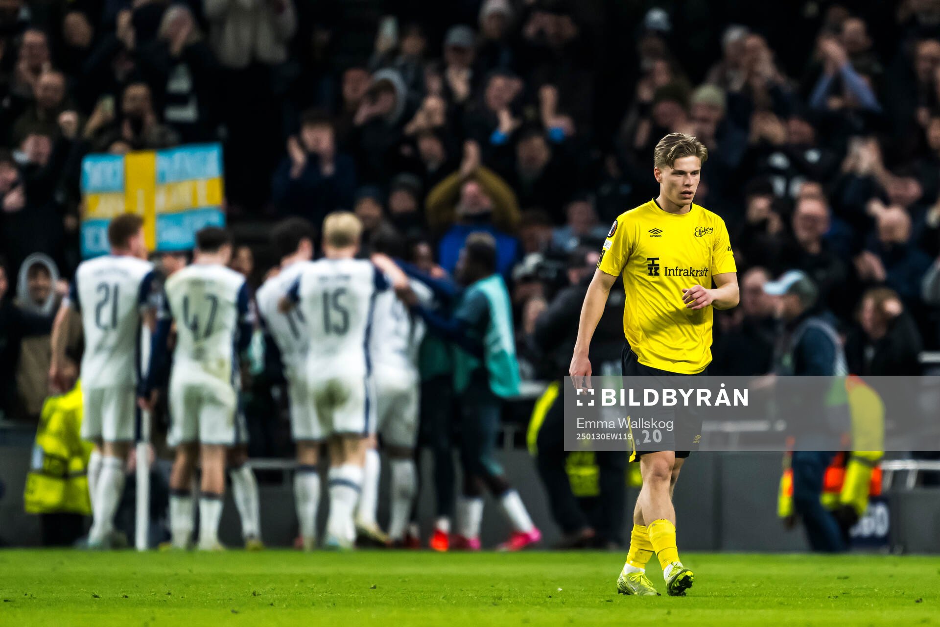 Gottfrid Rapp of Elfsborg looks dejected