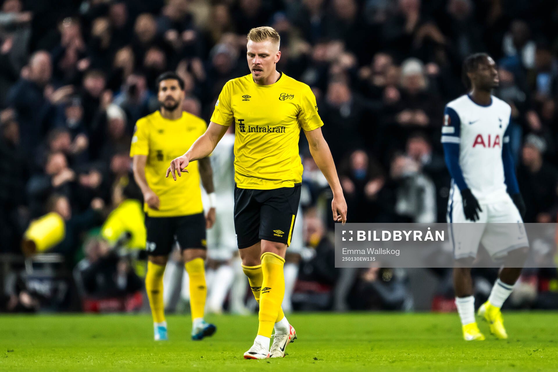 Per Frick of Elfsborg looks dejected