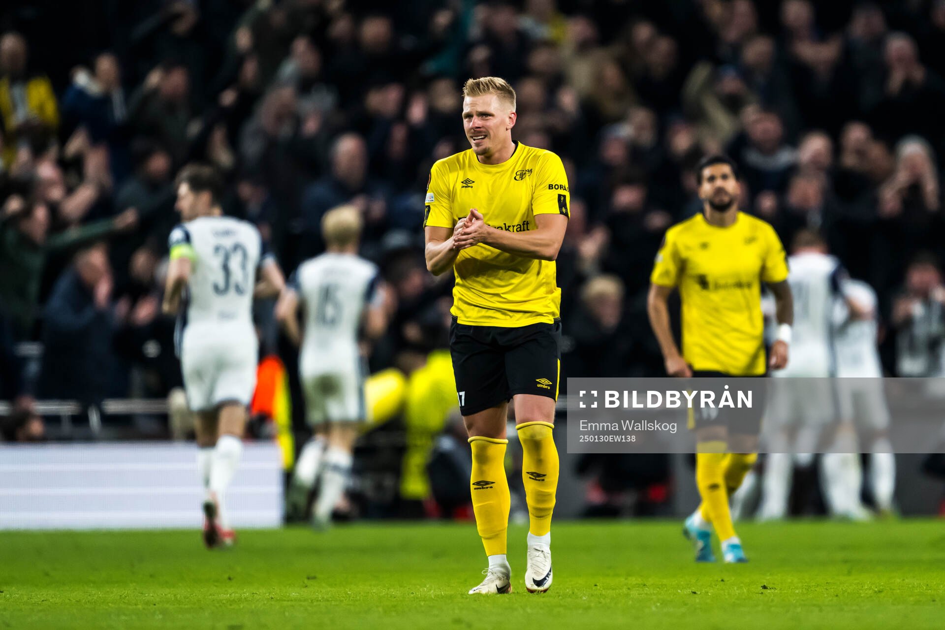 Per Frick of Elfsborg looks dejected