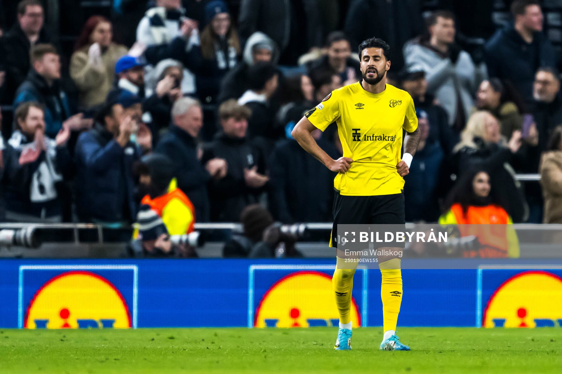 Rami Kaib of Elfsborg looks dejected