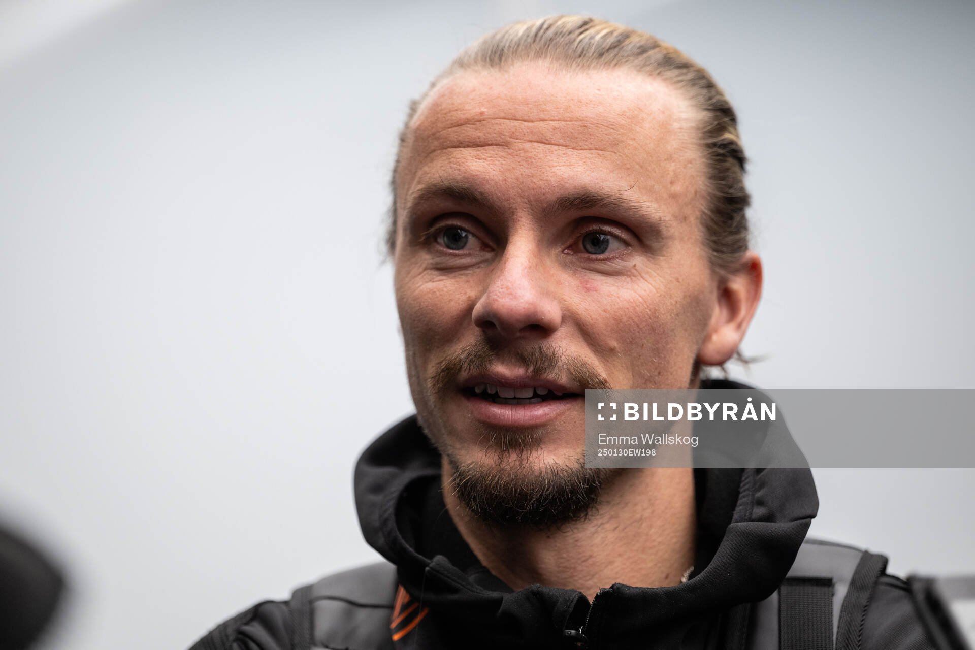 Niklas Hult of Elfsborg in mixed zone