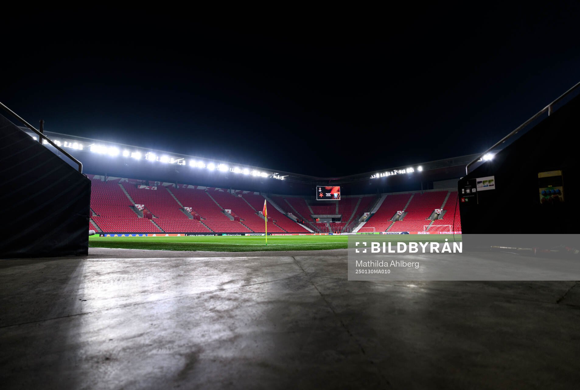 General view of Eden Arena