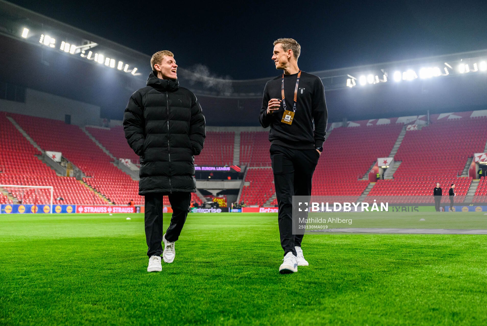 Sebastian Jörgensen and Søren Rieks of Malmö FF