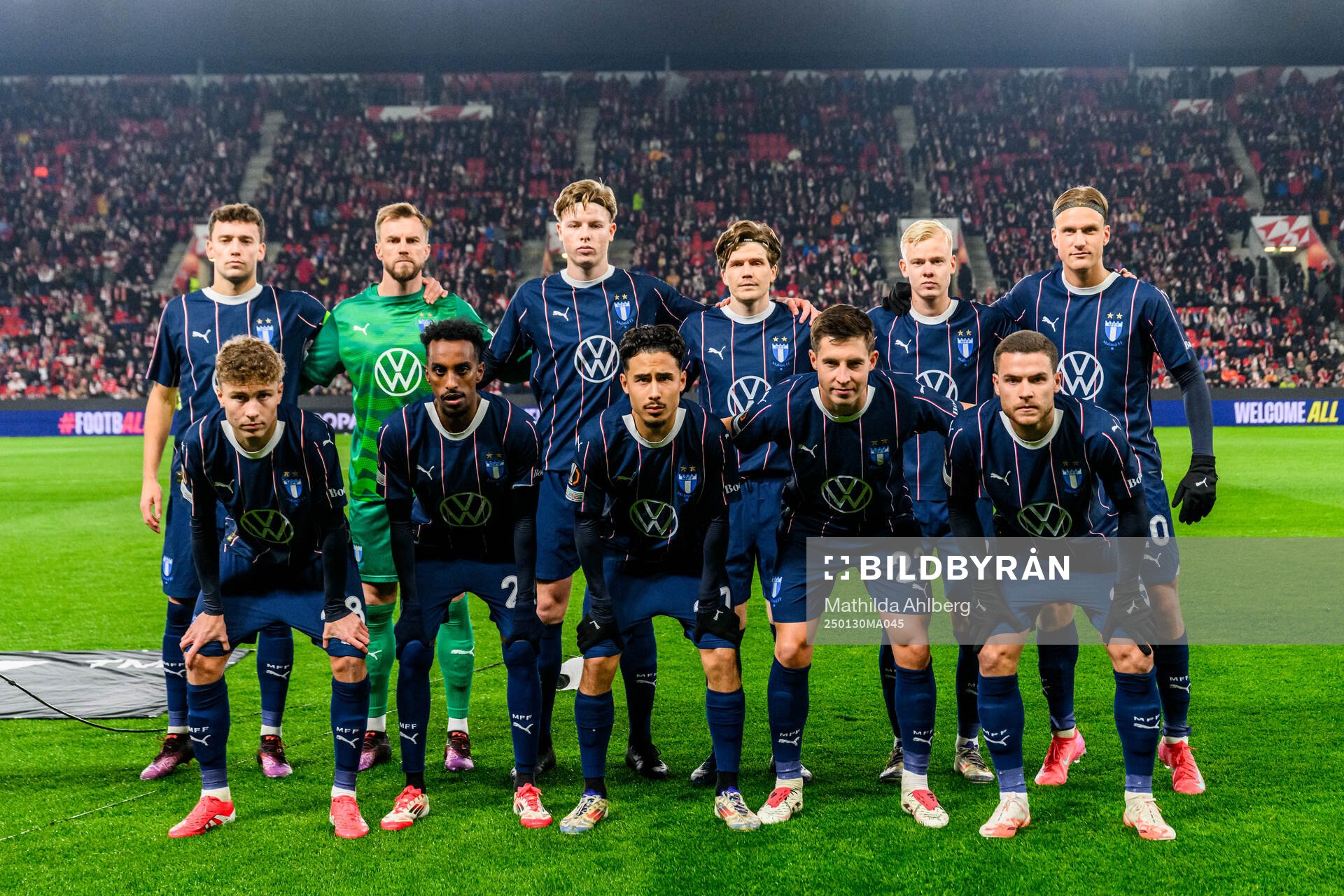 The starting eleven of Malmö FF