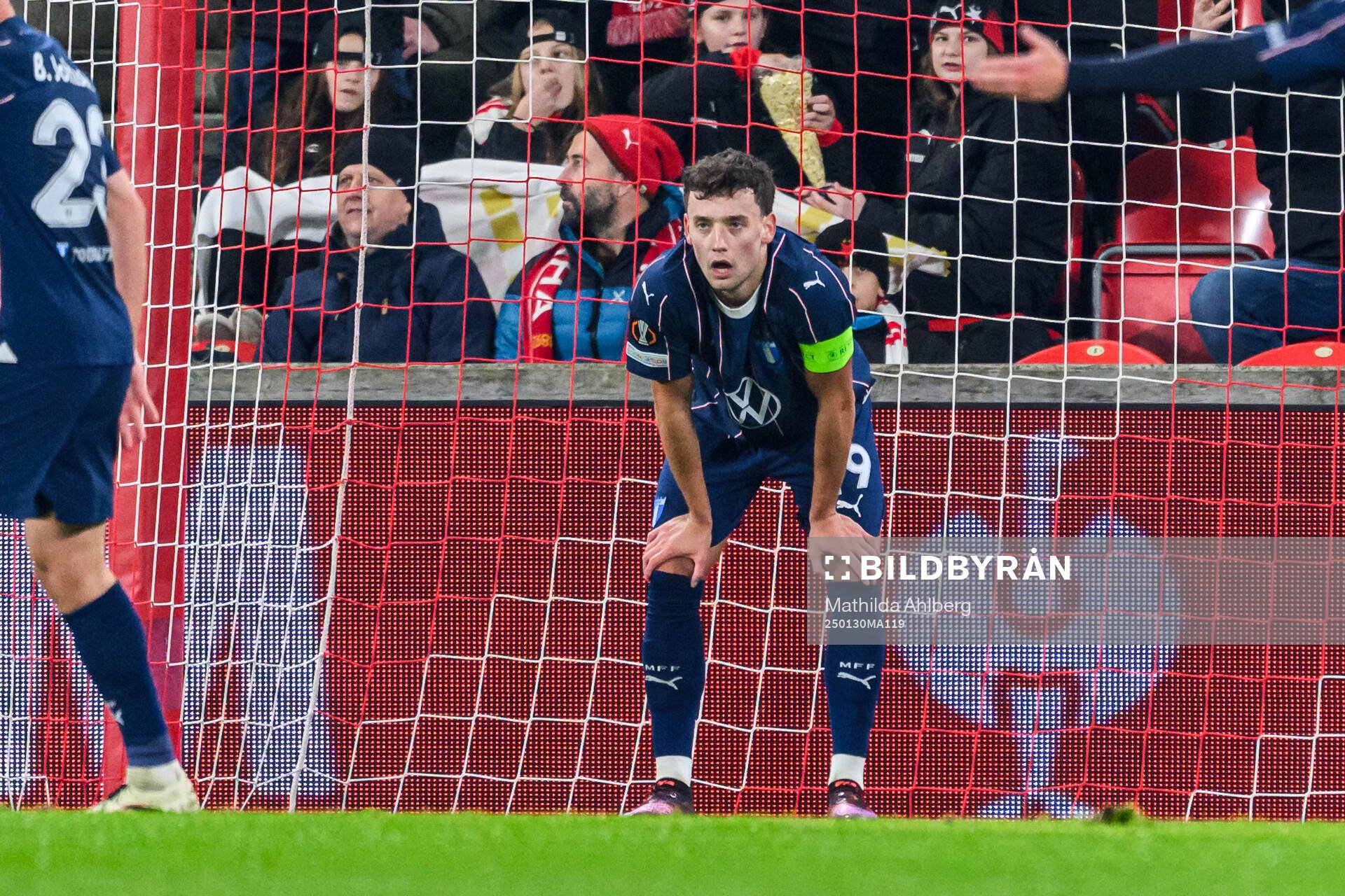 Colin Rösler of Malmö FF looks dejected