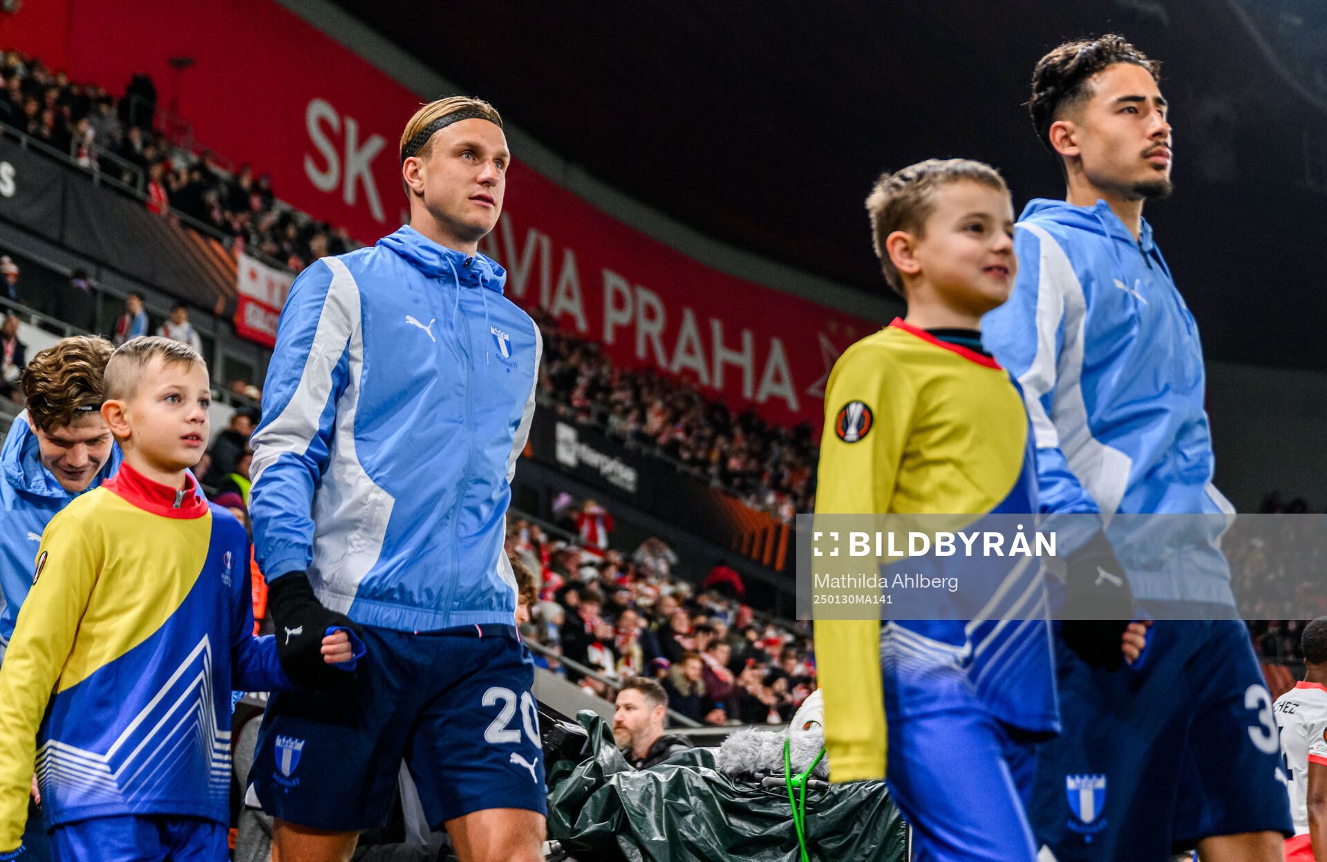 Erik Botheim and Adrian Skogmar of Malmö FF