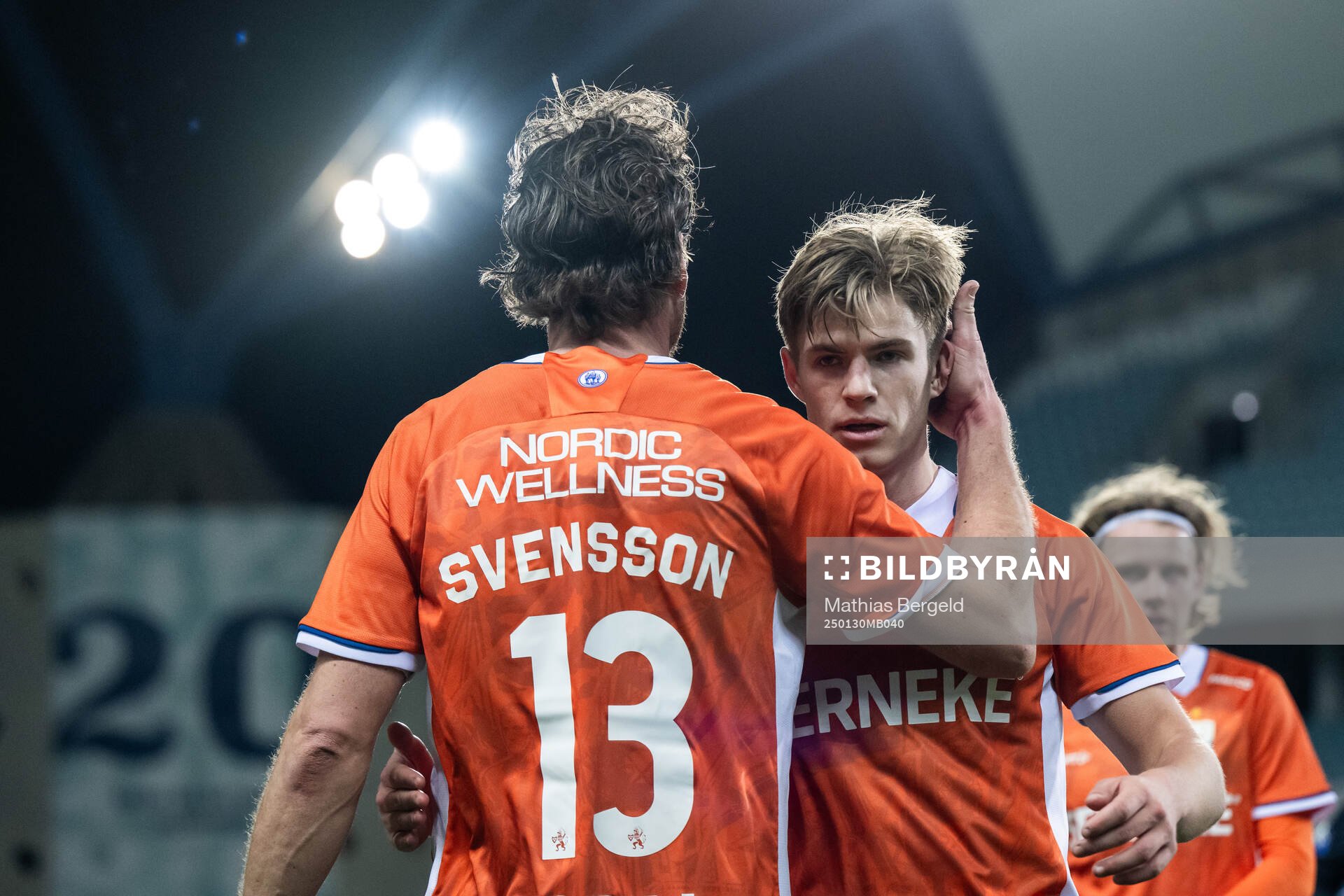 Gustav Svensson and Felix Eriksson of IFK Göteborg