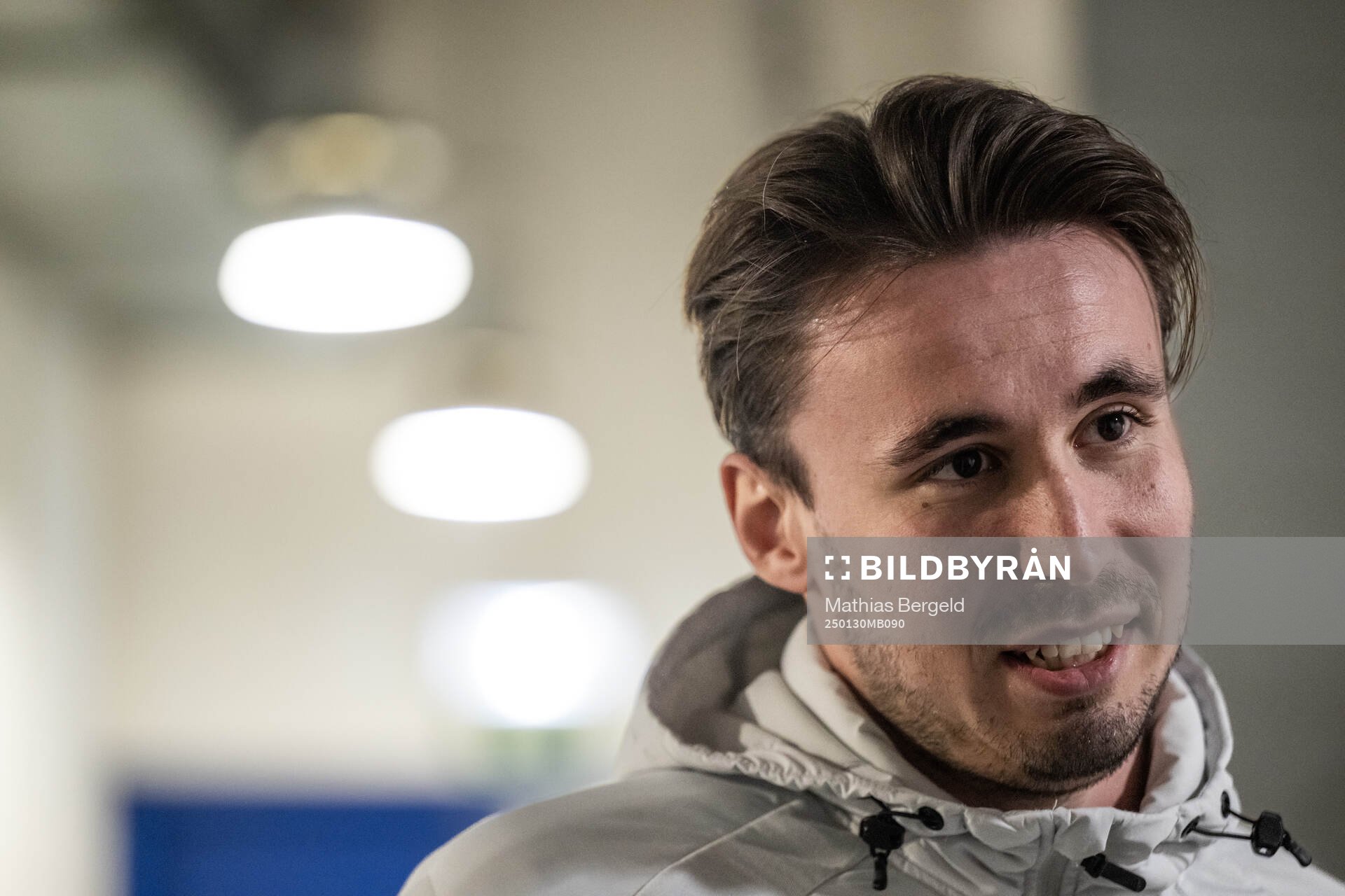 Anders Trondsen of IFK Göteborg is interviewed