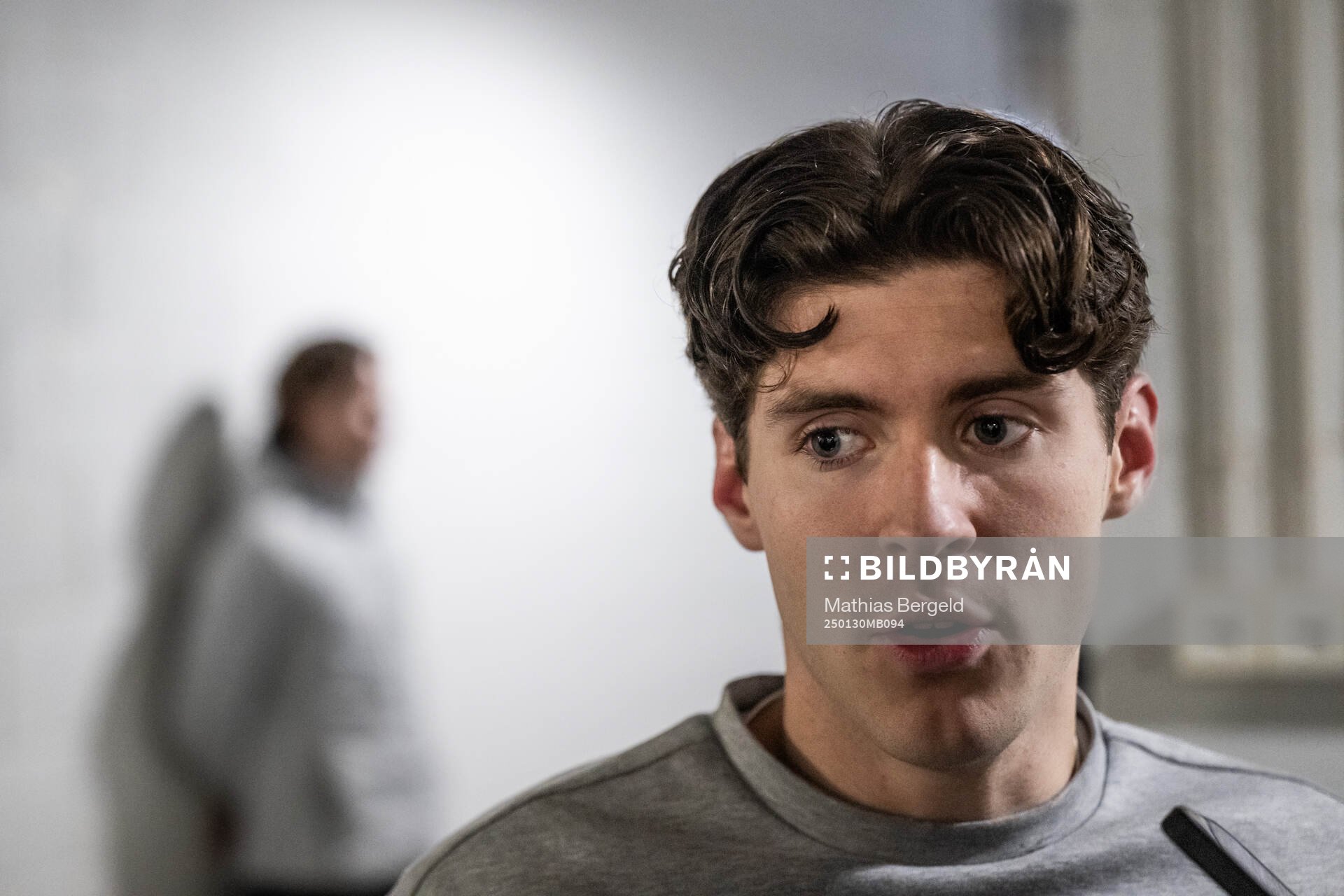 Eman Markovic of IFK Göteborg is interviewed