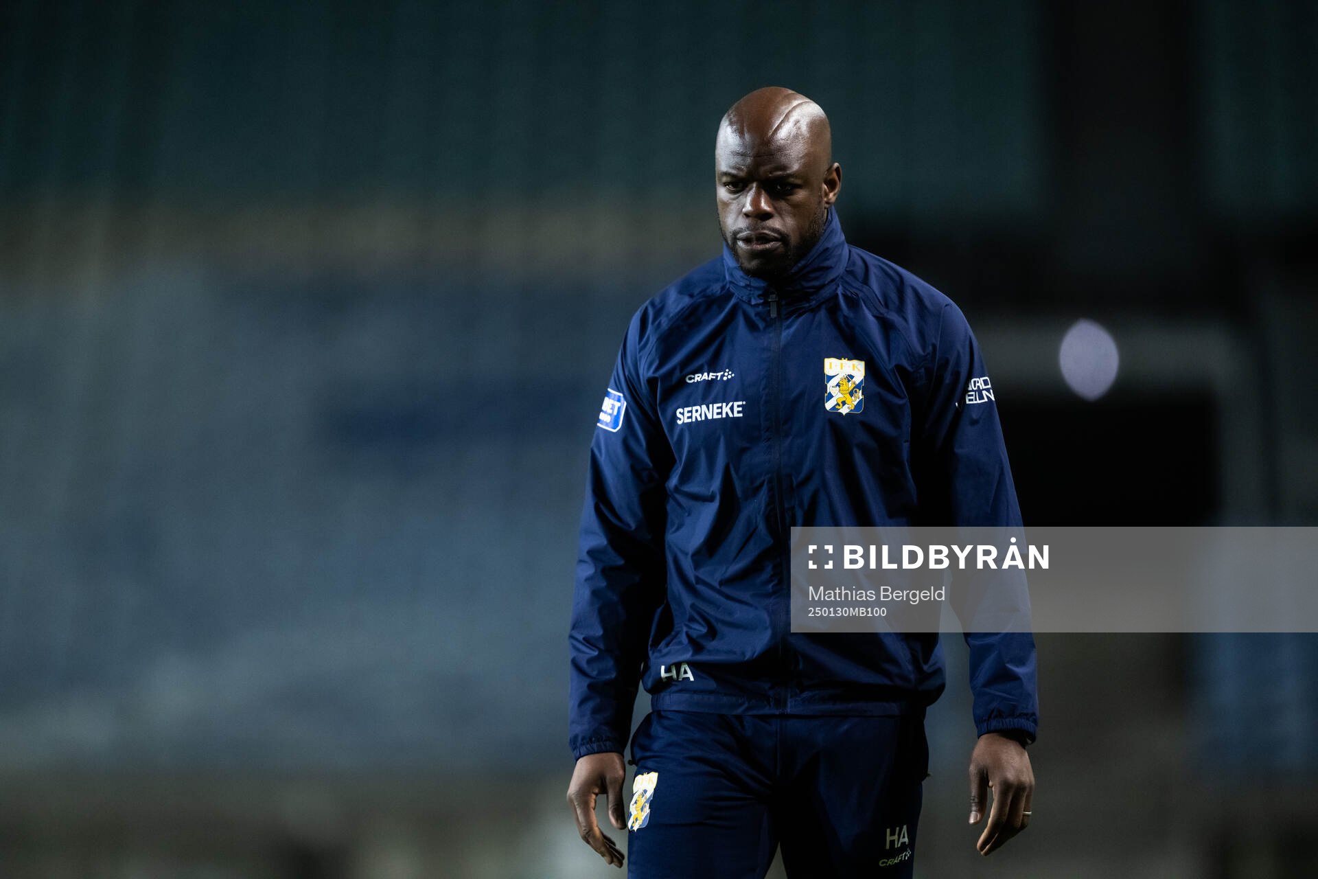 Physical coach Hakeem Araba of IFK Göteborg