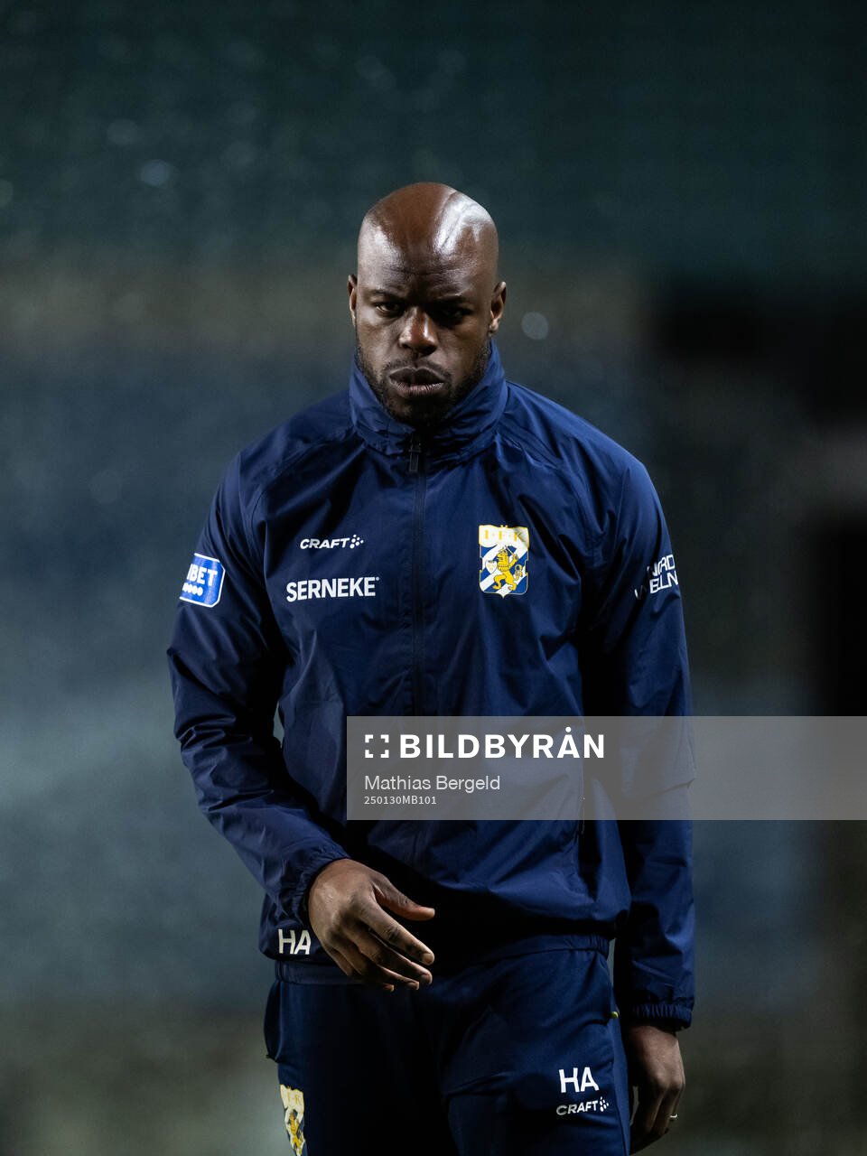 Physical coach Hakeem Araba of IFK Göteborg