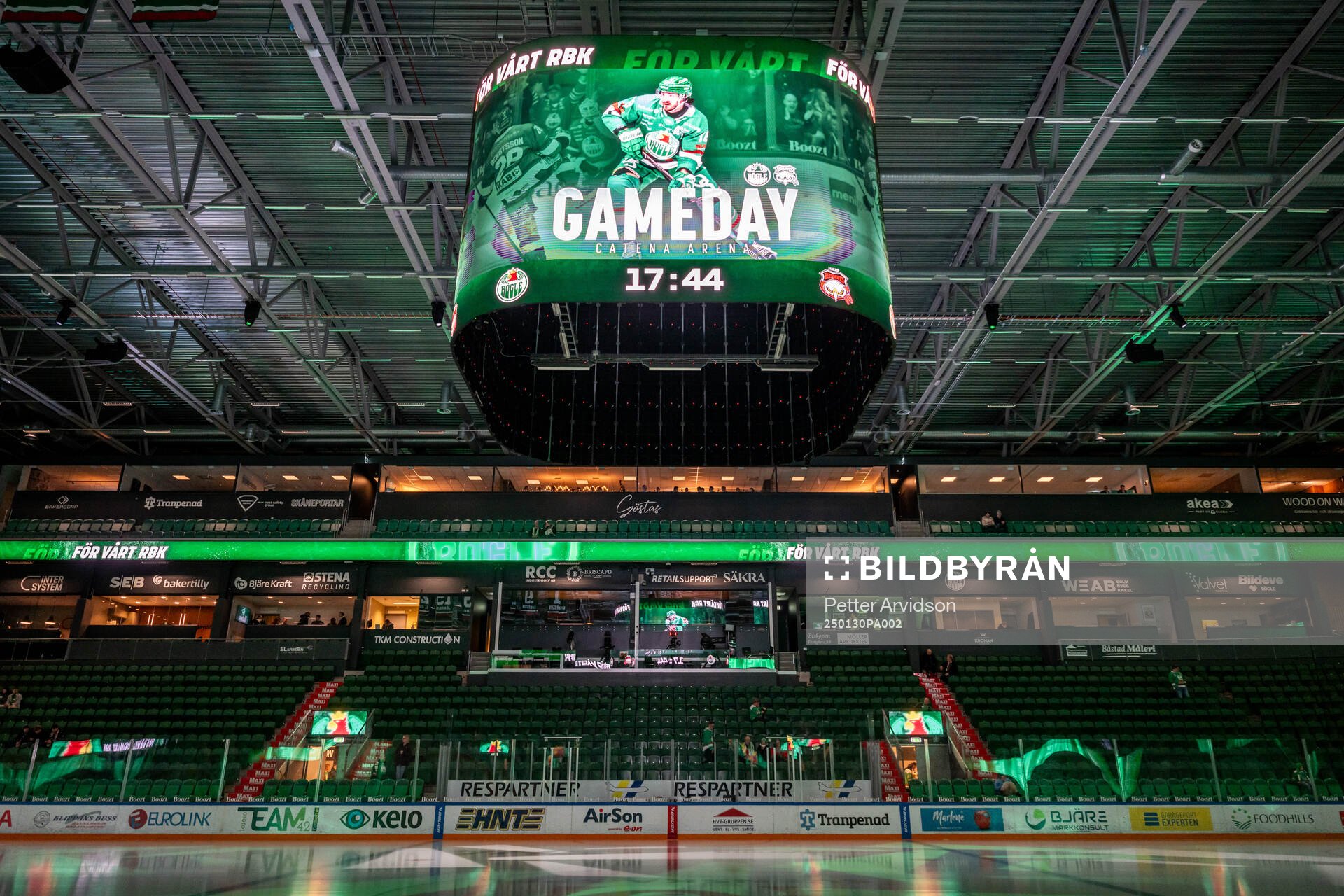 Jumbotronen i Catena Arena