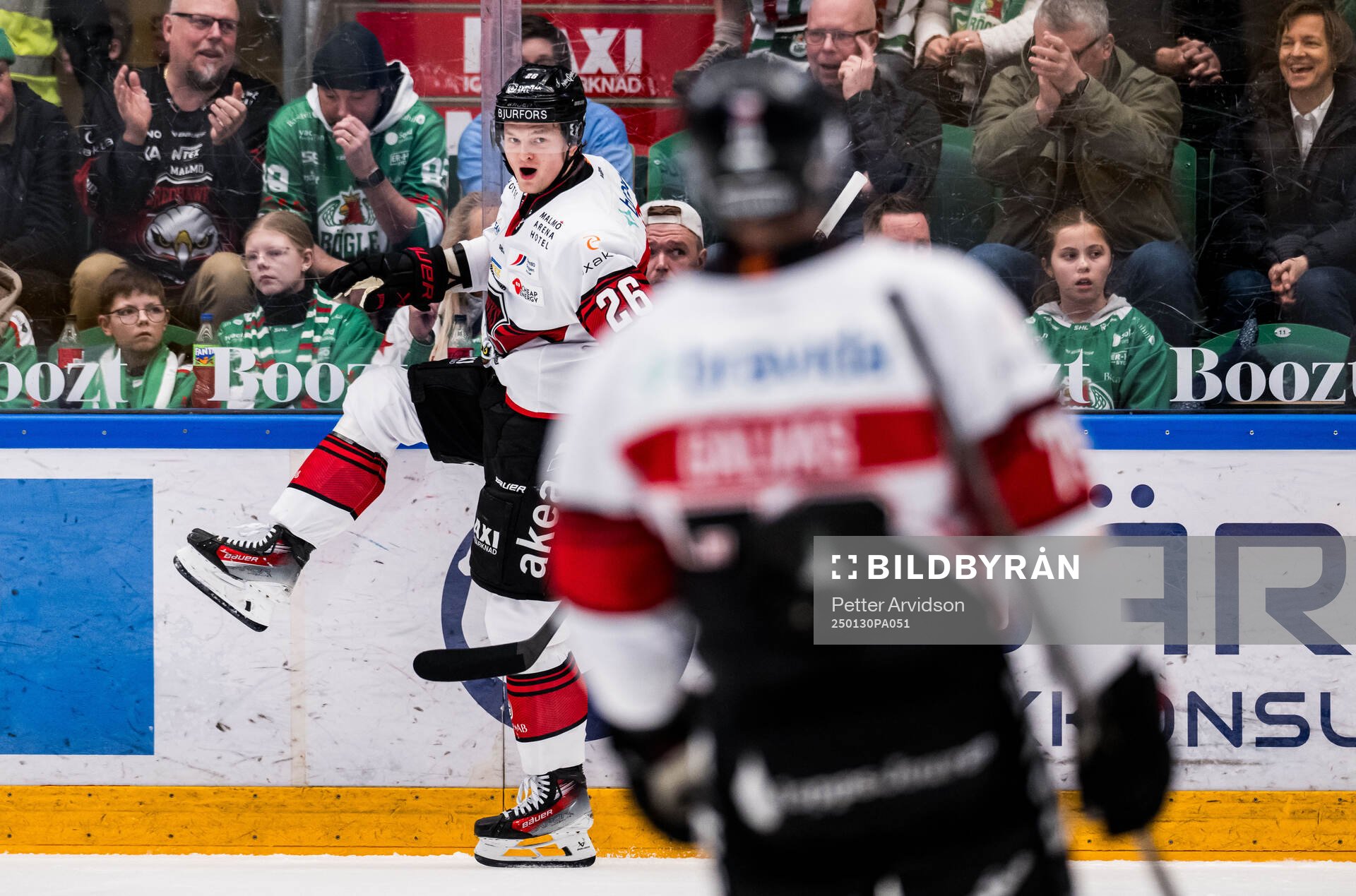 Malmö Redhawks Teemu Kivihalme jublar