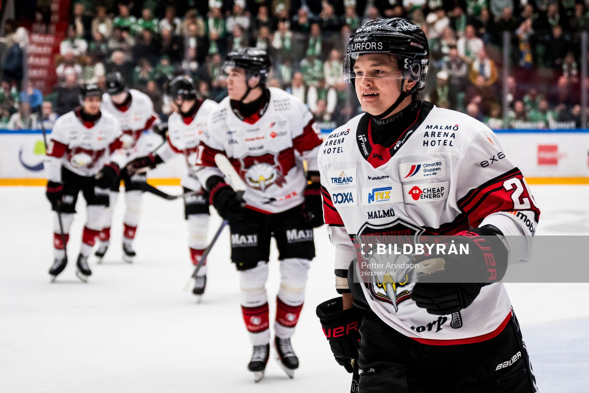 Malmö Redhawks Teemu Kivihalme jublar