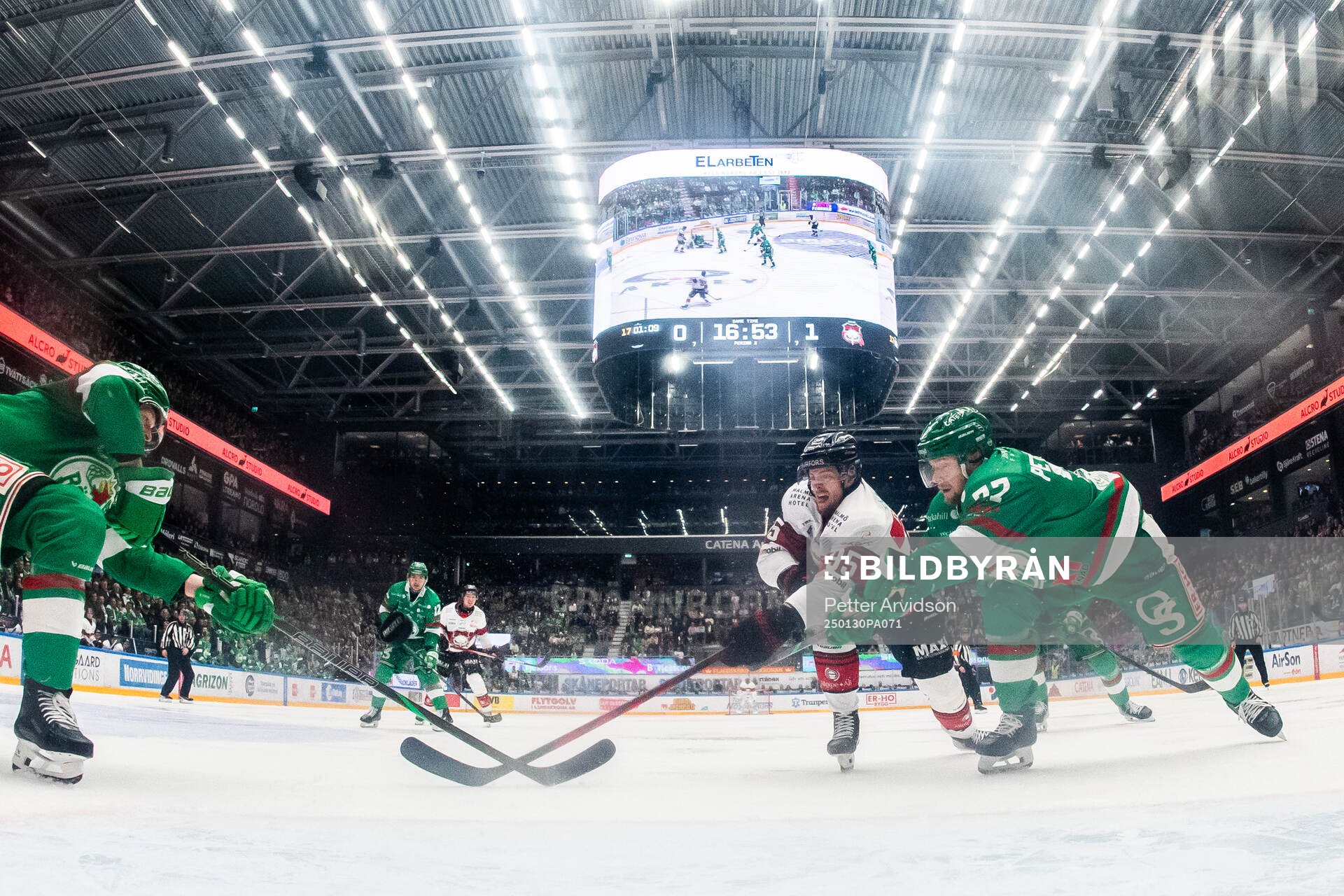 Malmö Redhawks Carl Persson gör 0-2 målet