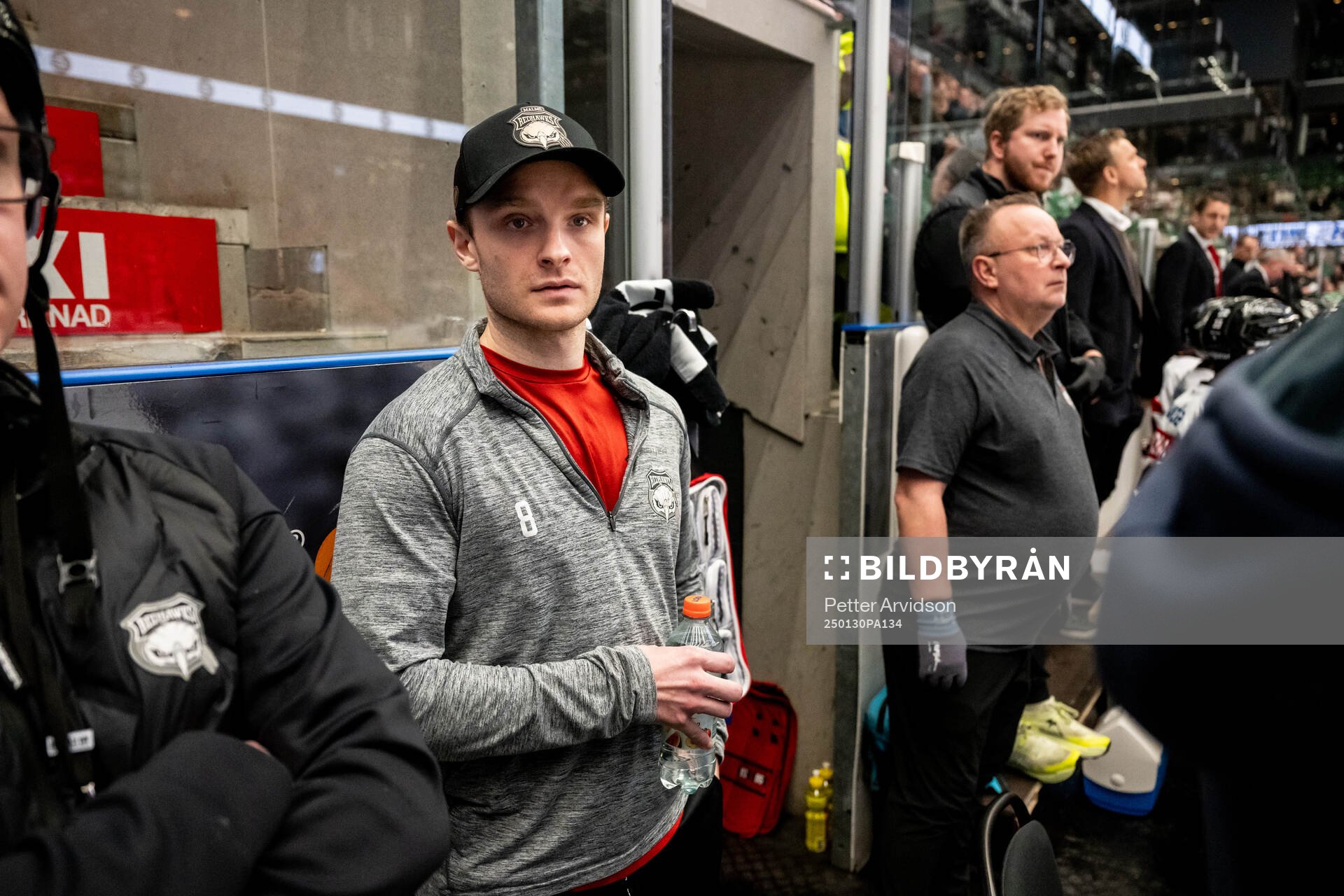 Malmö Redhawks Johan Olofsson ombytt i tredje perioden
