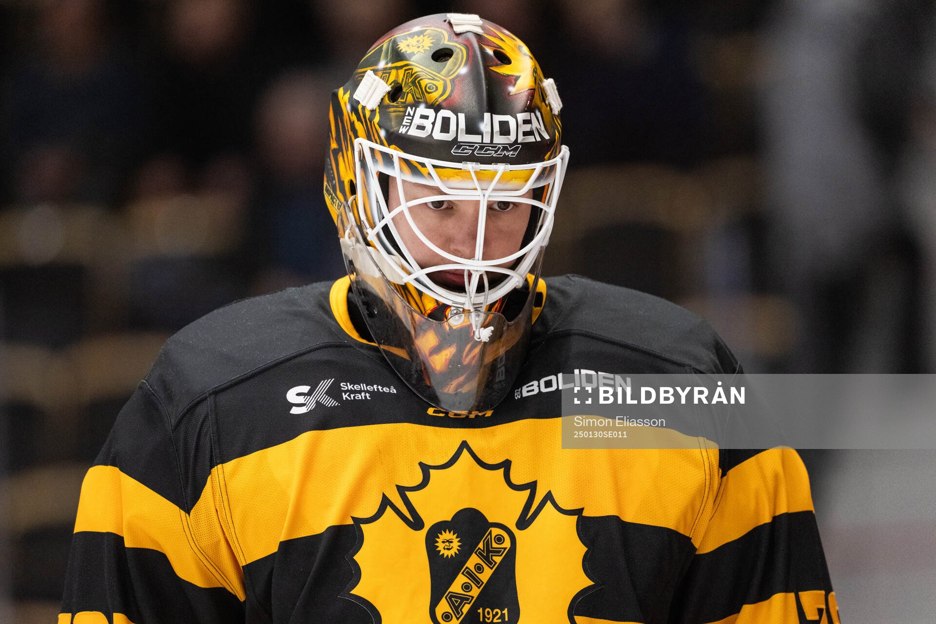 Skellefteås målvakt Linus Söderström