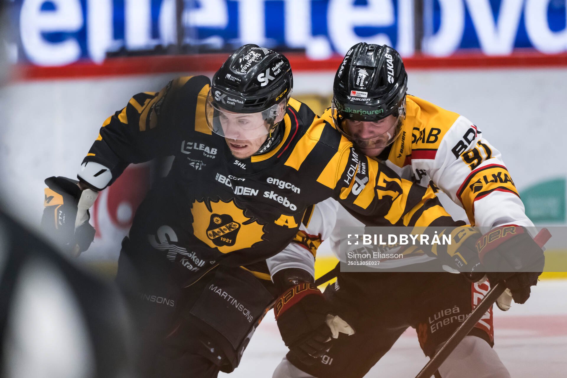 Skellefteås Pär Lindholm och Luleås Brian O'neil