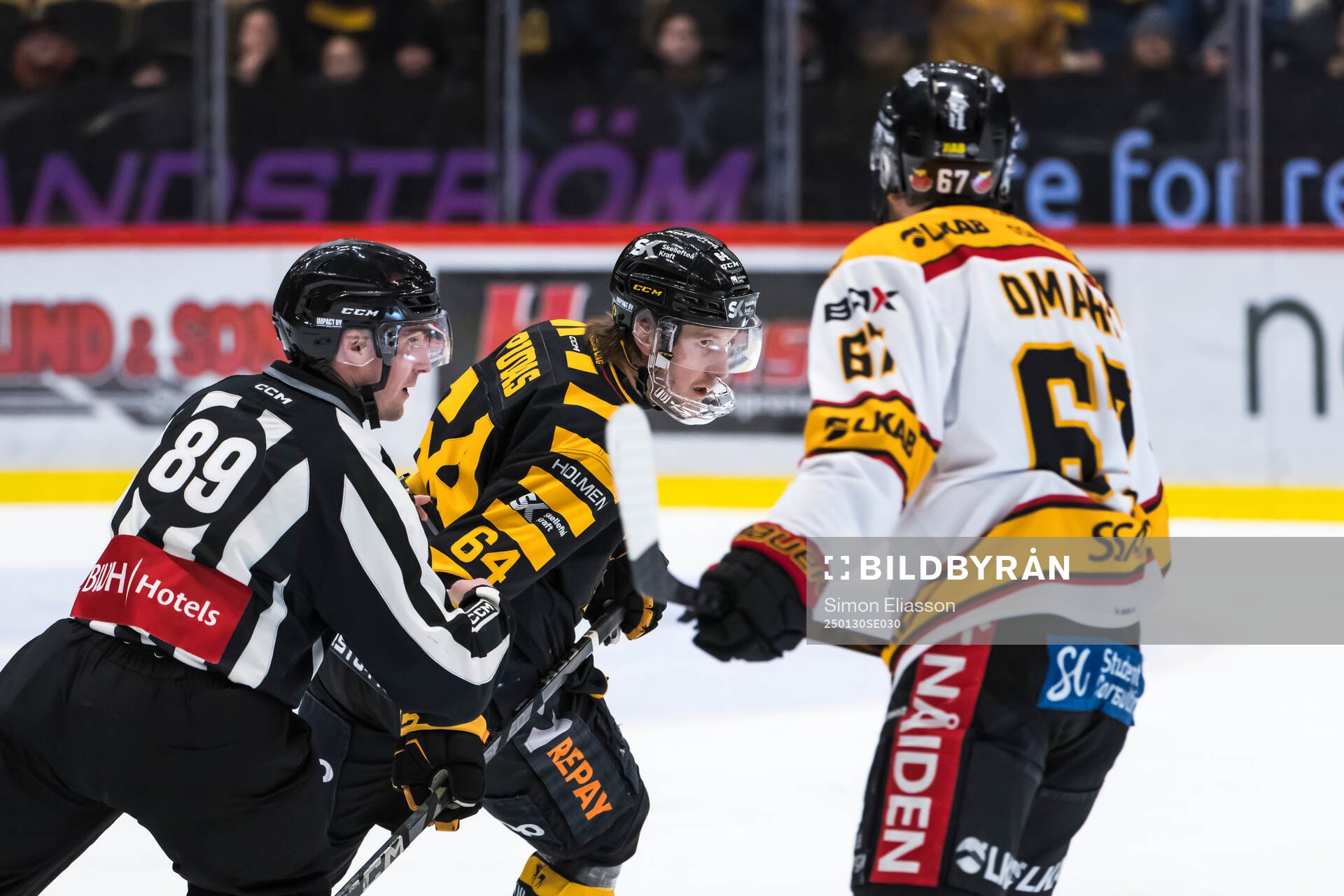 Skellefteås Jonathan Pudas och Luleås Linus Omark