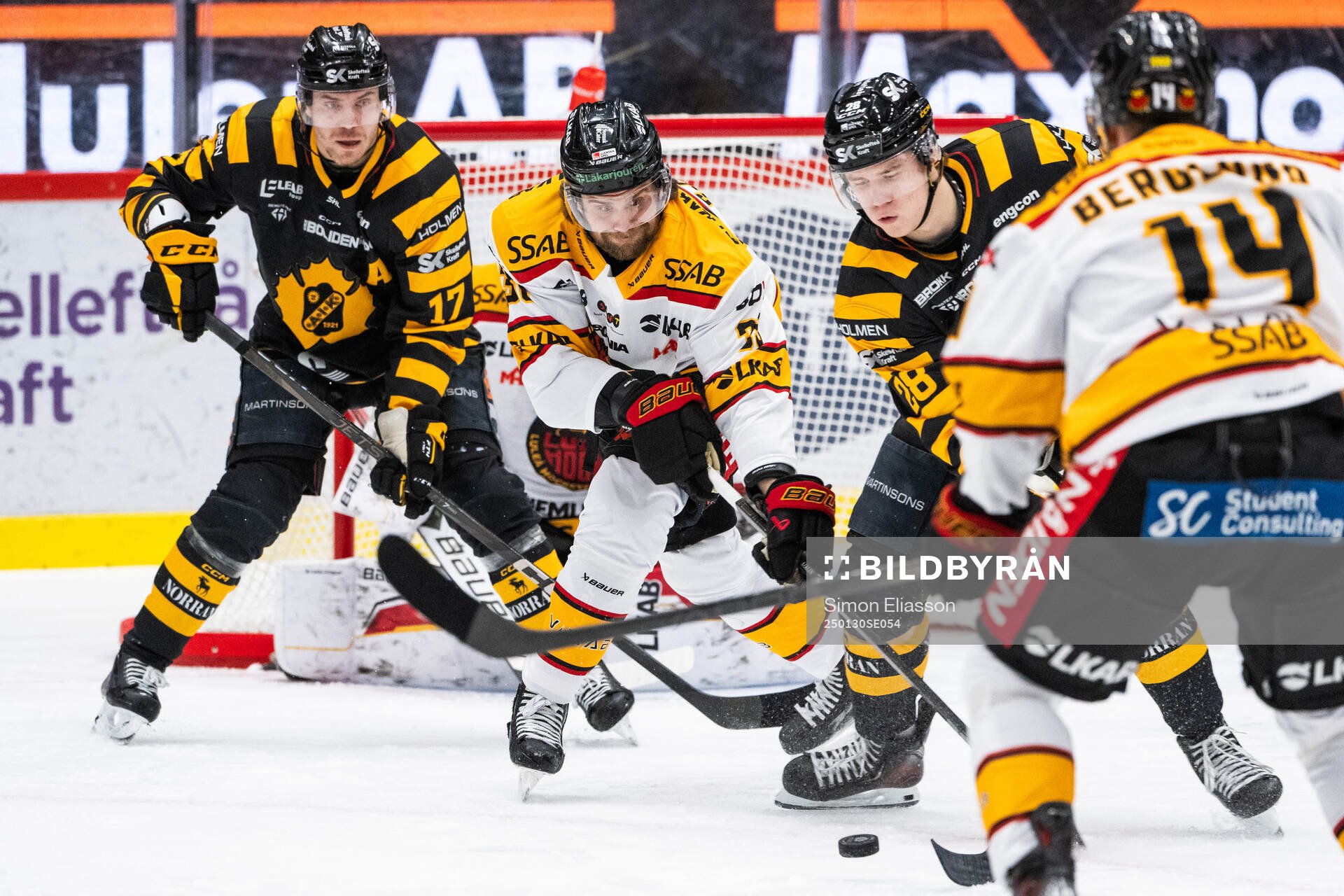 Luleås Pontus Själin och Skellefteås Michael