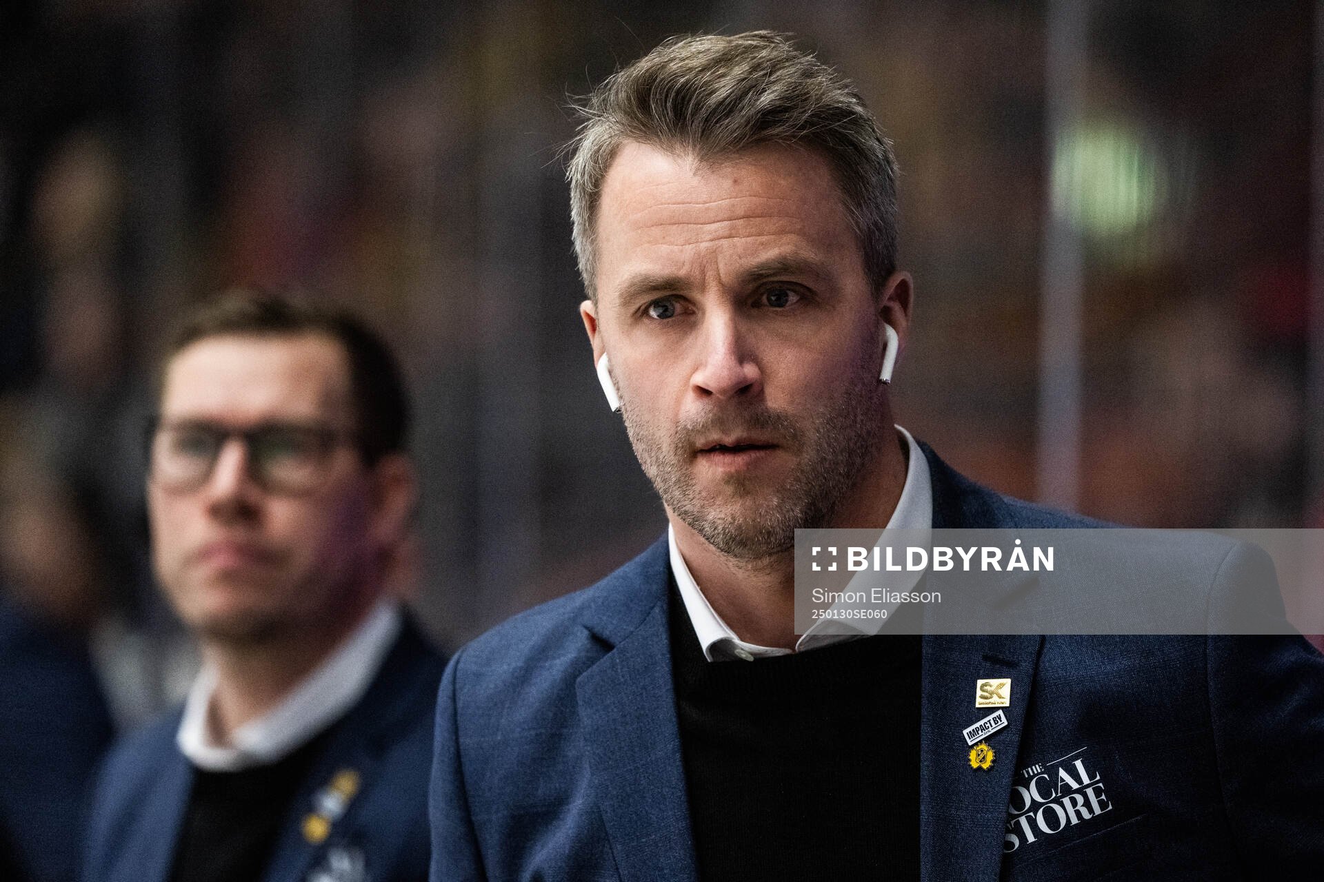Skellefteås assisterande tränare Pontus Petterström