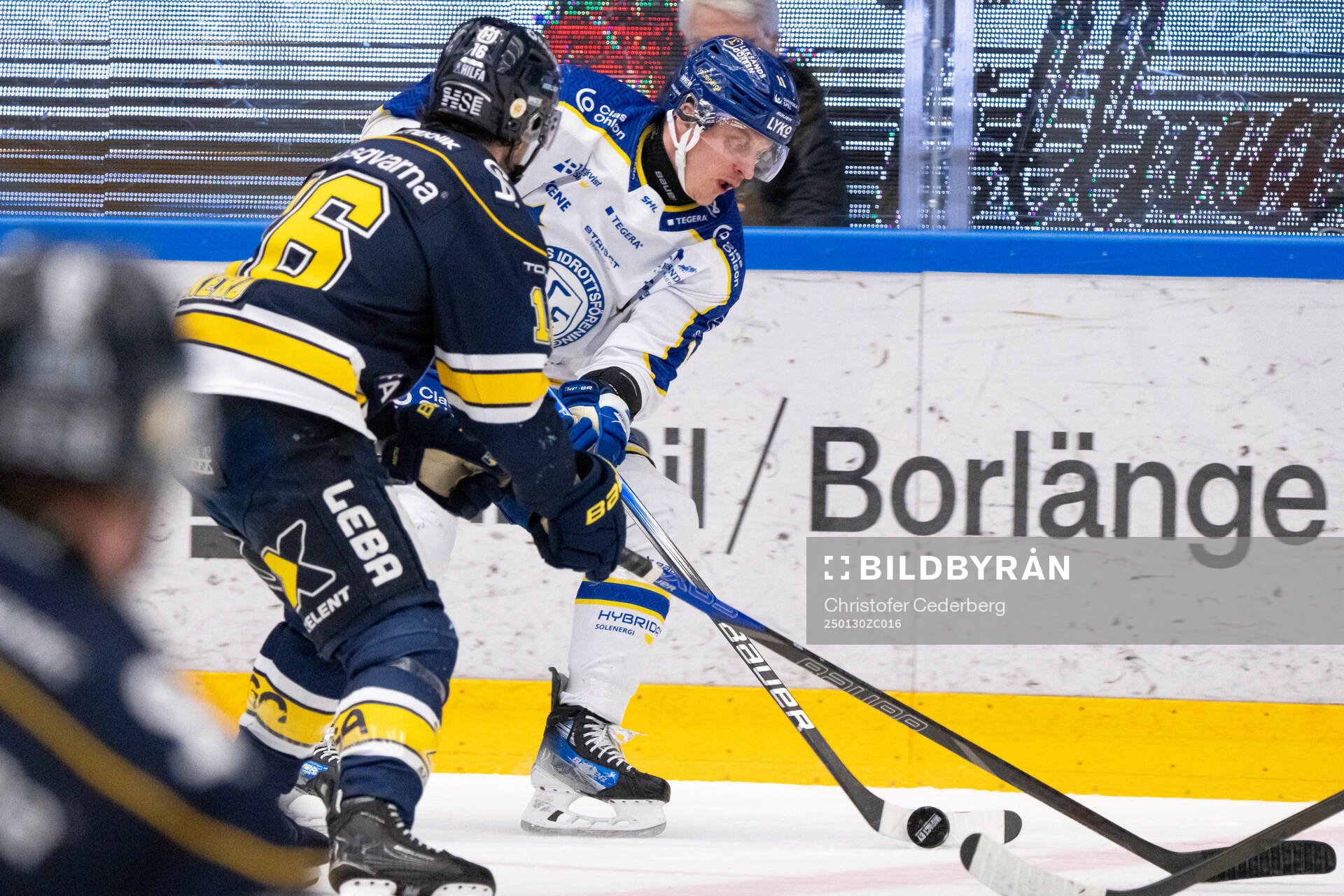 HV71s Tanner Kero och Leksands Martin Karlsson