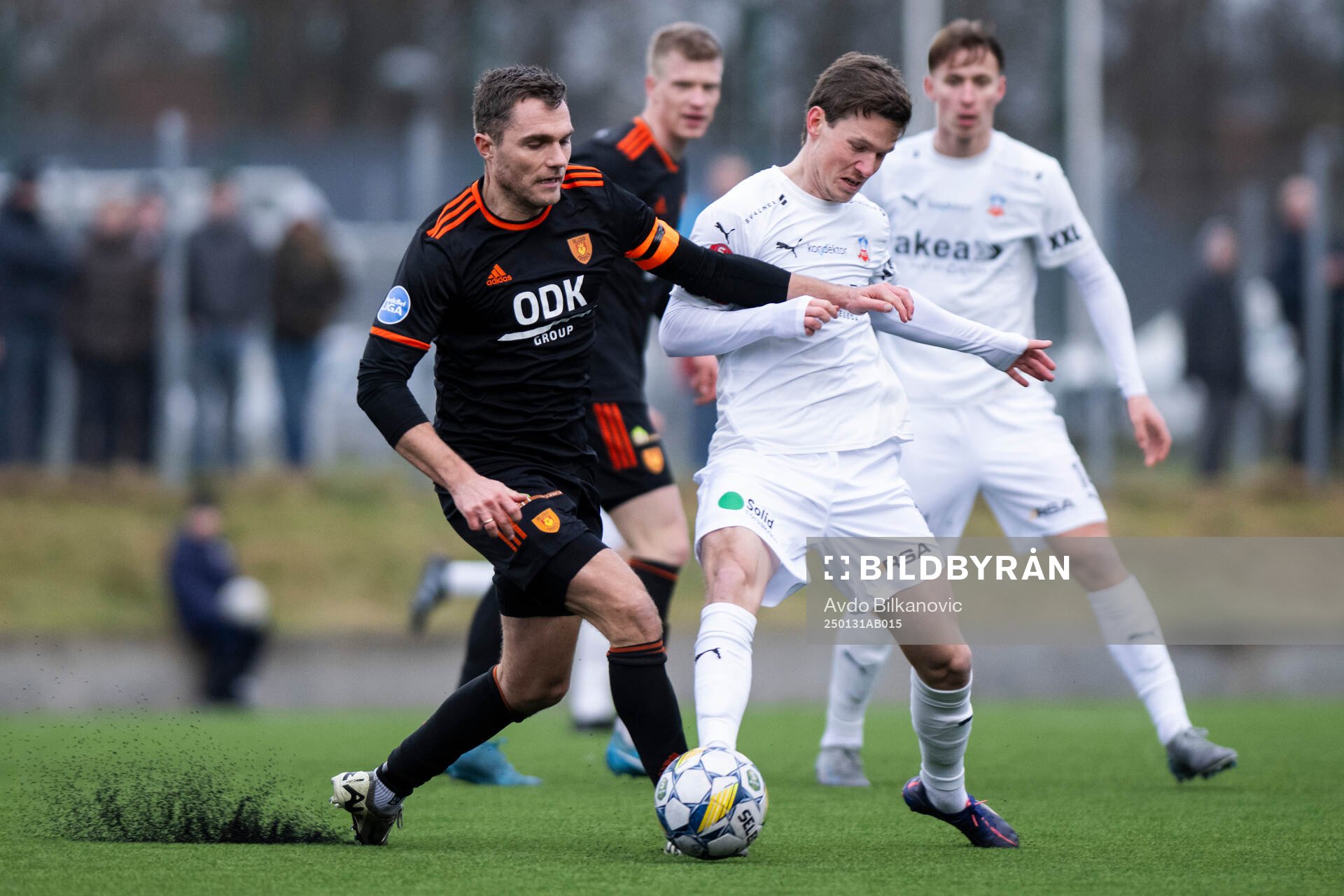 Helsingborgs Max Svensson och Hilleröds Jonathan Witt
