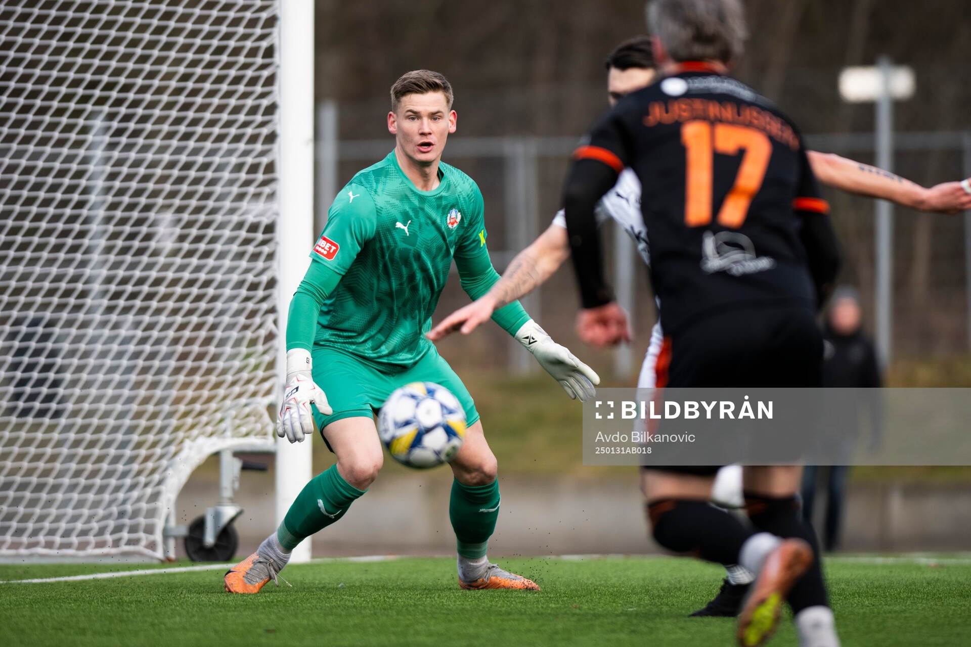 Helsingborgs målvakt Johan Brattberg