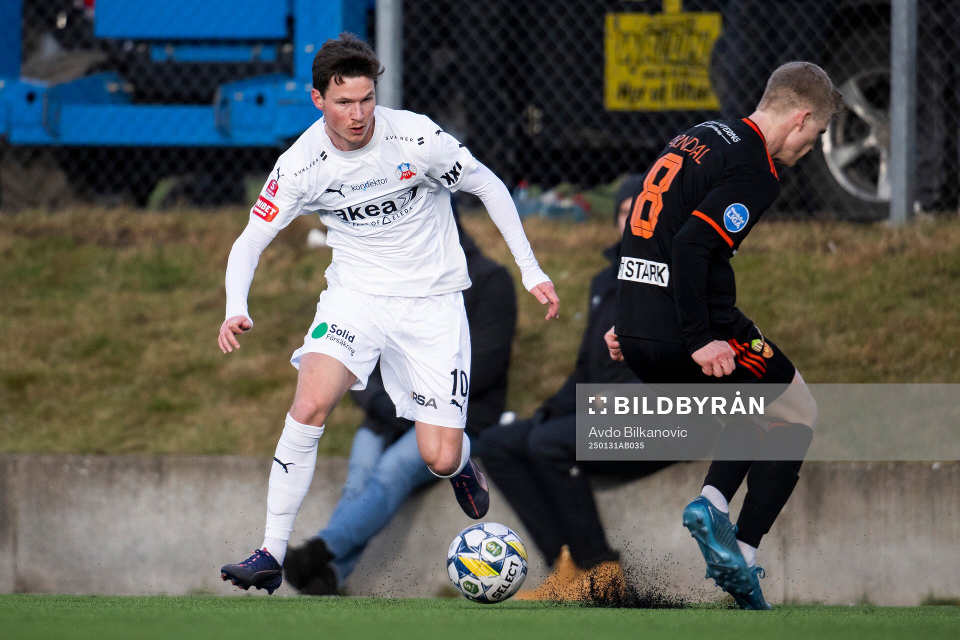 Helsingborgs Max Svensson och Hilleröds Tobias Arndal