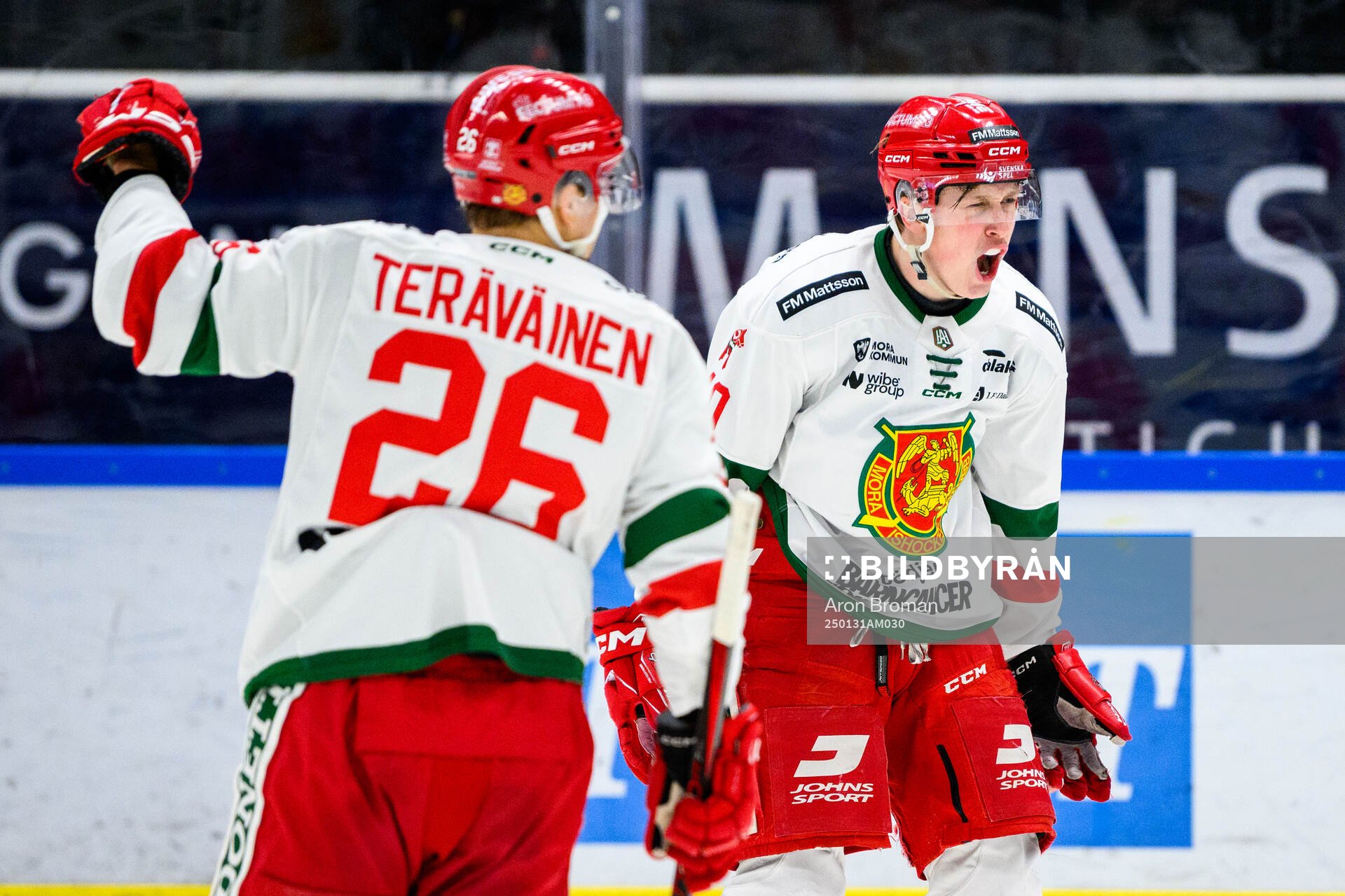 Moras Felix Johansson jublar